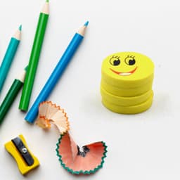 Cute Smile Emoji Eraser Set of Perfect for Kids (4pc Set)