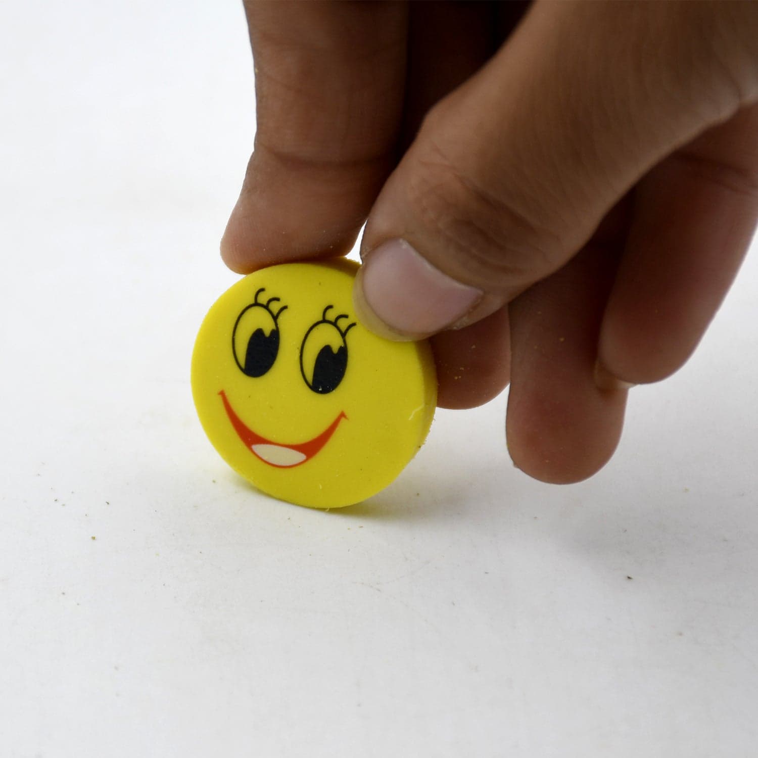 Cute Smile Emoji Eraser Set of Perfect for Kids (4pc Set) thumbnail 6