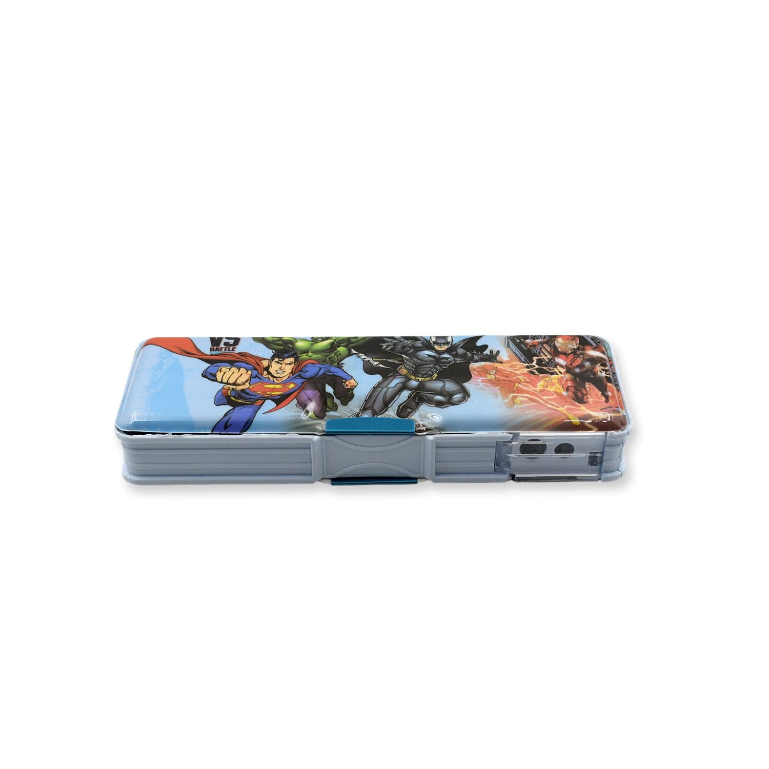 Double Sided Magnetic Geometry Box, Pencil Box With Calculator And Sharpener For Boys Art Plastic Pencil Box For Girls And Boys thumbnail 4