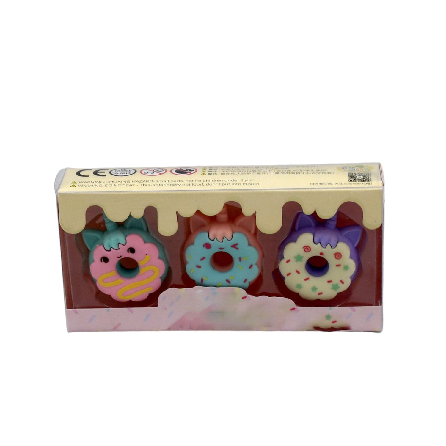 Tree Small Sized Cartoon Themed Non-Toxic Donut Erasers thumbnail 4