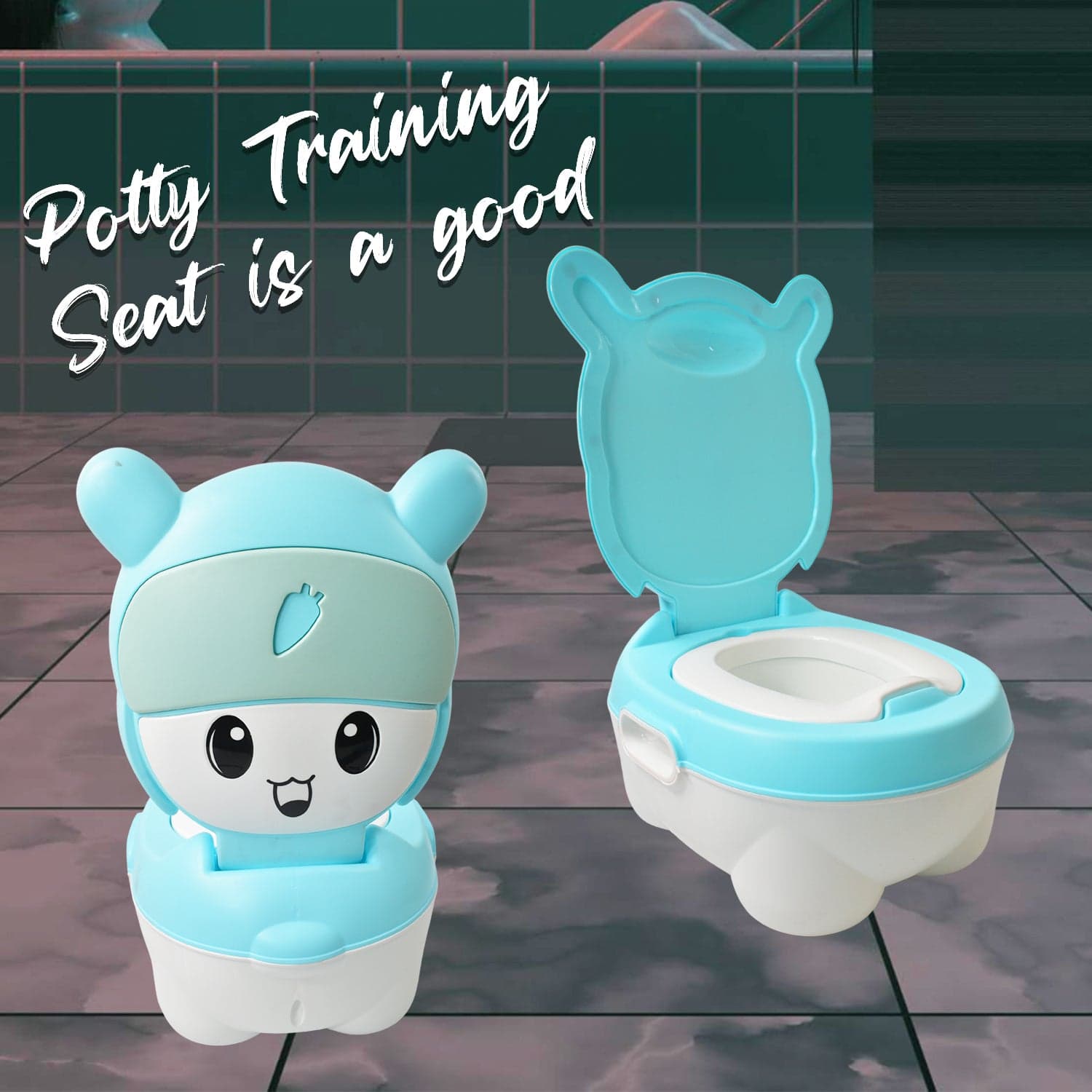 Baby Potty Toilet Baby Potty Training Seat Baby Potty Chair for Toddler Boys Girls Potty Seat for 1+ year child (Mix Design) thumbnail 3