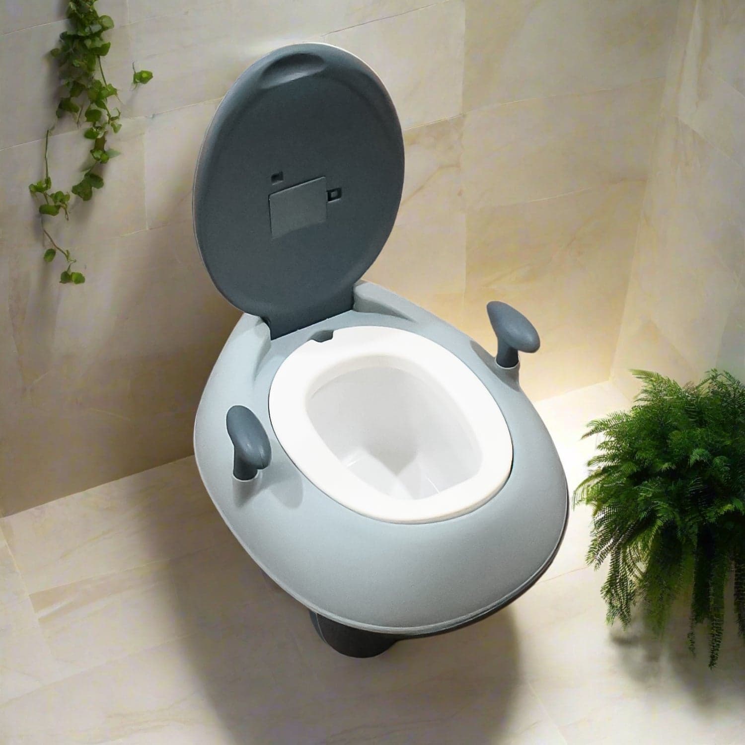 Baby Portable Lighting & Music Toilet, Baby Potty Training Seat Baby Potty Chair For Toddler Boys Girls Potty Seat For 1+ Year Child thumbnail 3