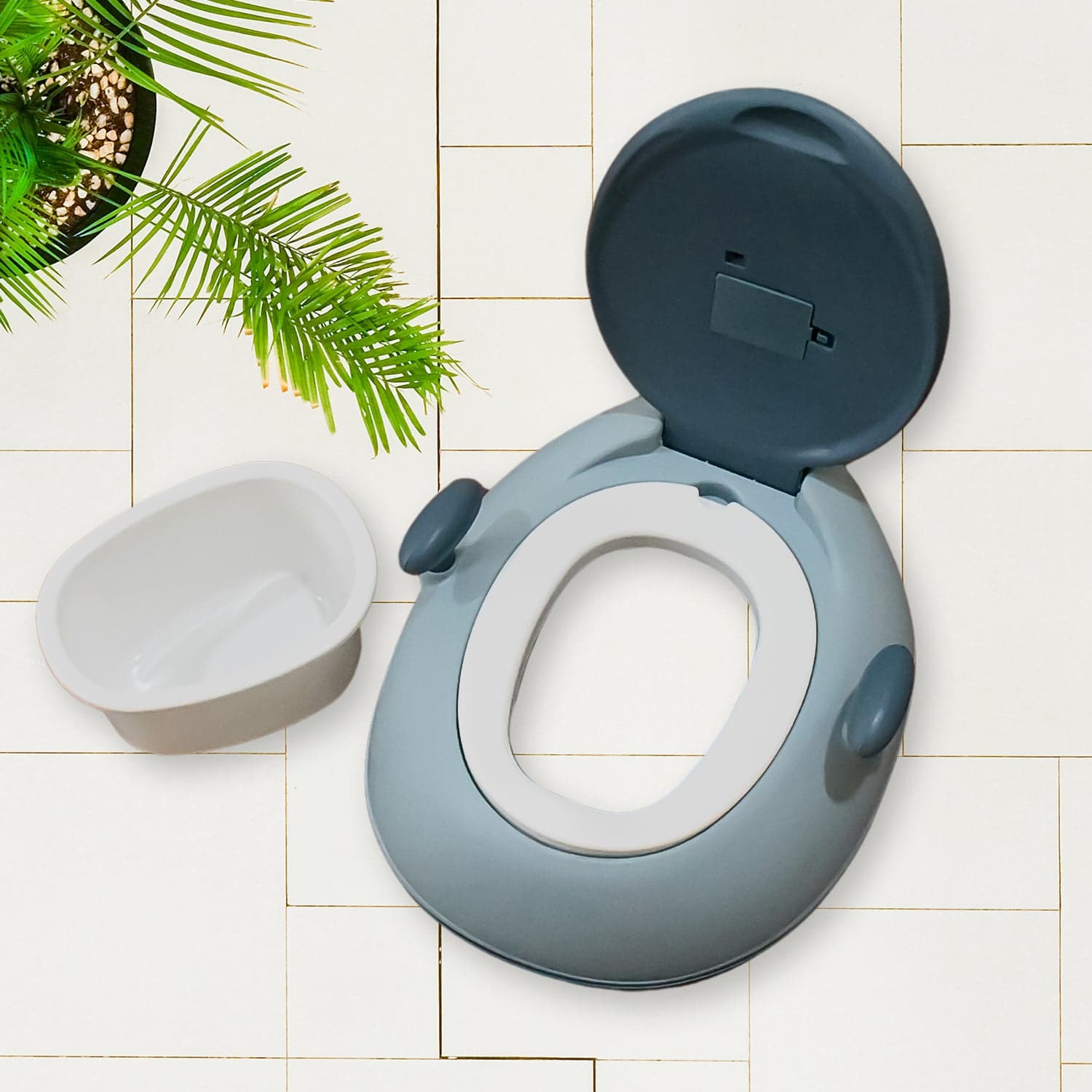 Baby Portable Lighting & Music Toilet, Baby Potty Training Seat Baby Potty Chair For Toddler Boys Girls Potty Seat For 1+ Year Child thumbnail 5