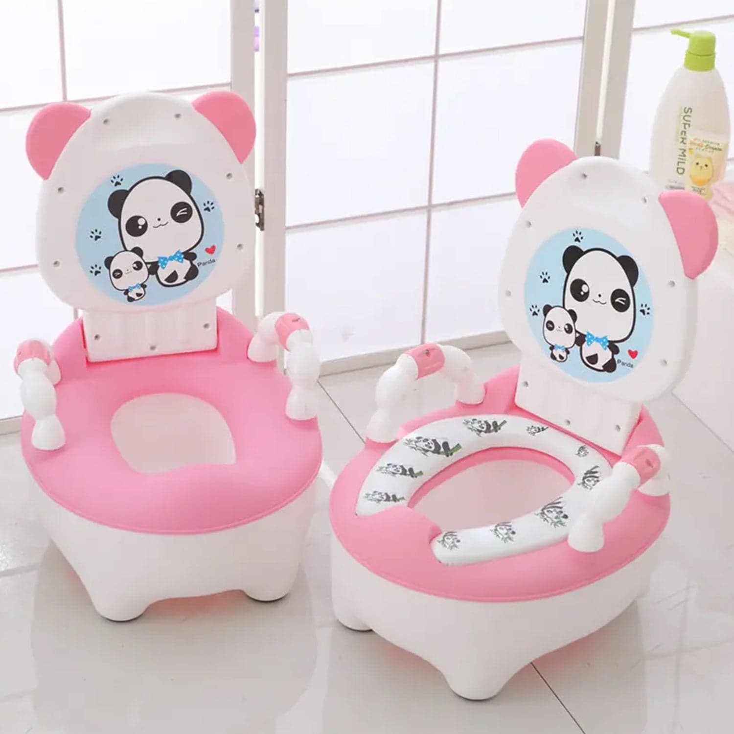 Baby Portable Toilet, Baby Potty Training Seat Baby Potty Chair For Toddler Boys Girls Potty Seat For 1+ Year Child thumbnail 5