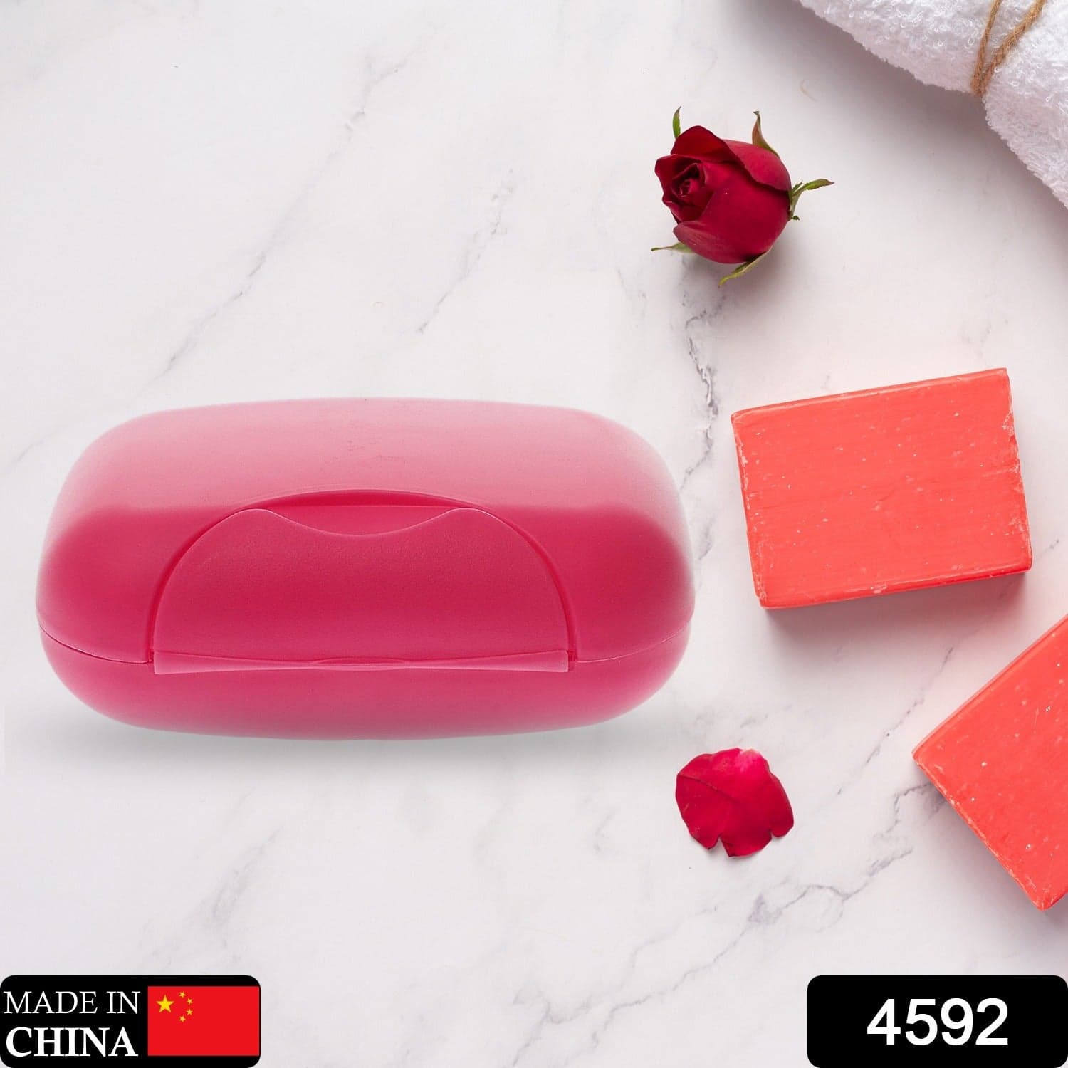 Travel Soap Box with Cover of Waterproof, Leakproof ,Sabudani (1 Pc) thumbnail 2