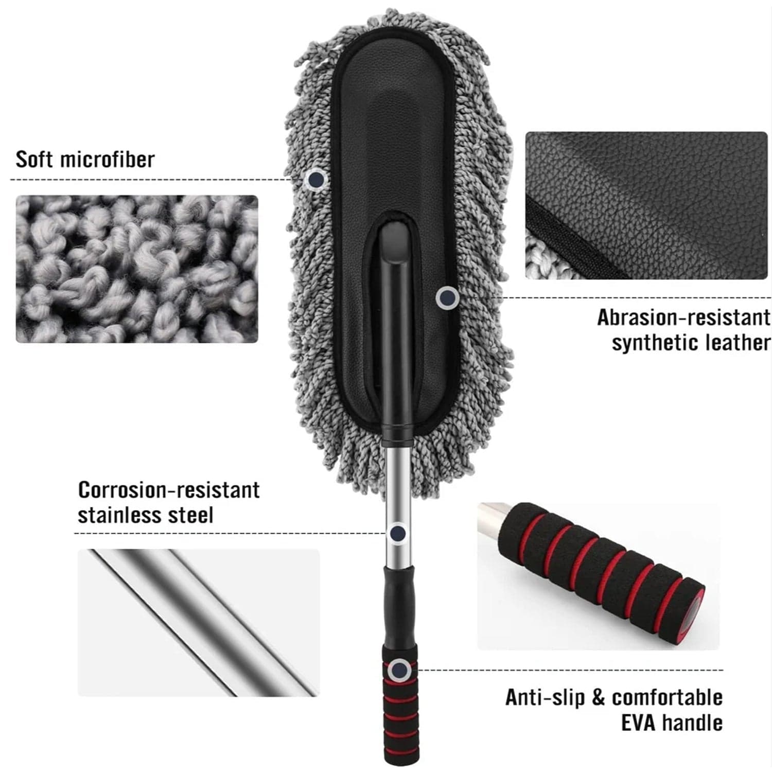 Car Dust Brush Of Gentle And Efficient Cleaning Tool For Interior And Exterior thumbnail 5