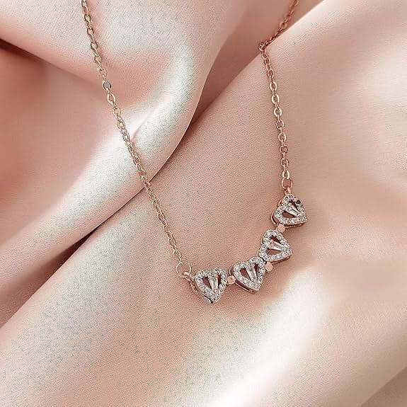 Golden Rose & Necklace Set Perfect Gift Set thumbnail 6