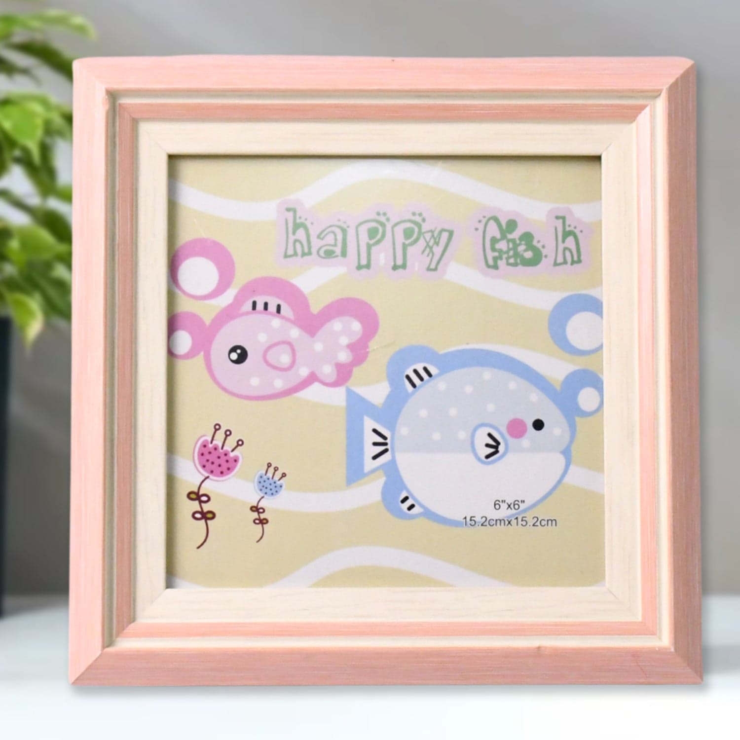 Creative Solid Wooden Photo Frame (15.2cmx15.2cm / 1Pc) thumbnail 1