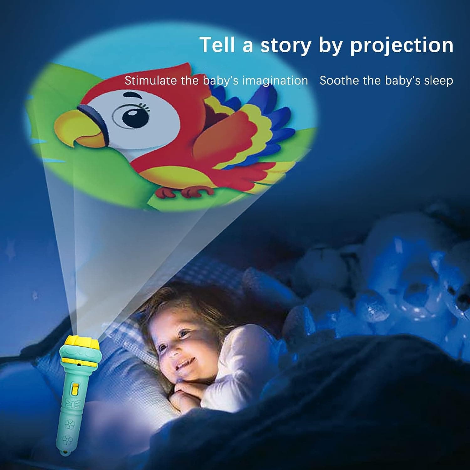 Mini Slide Projector For Kids With 6 Slide And Animated Pattern thumbnail 1