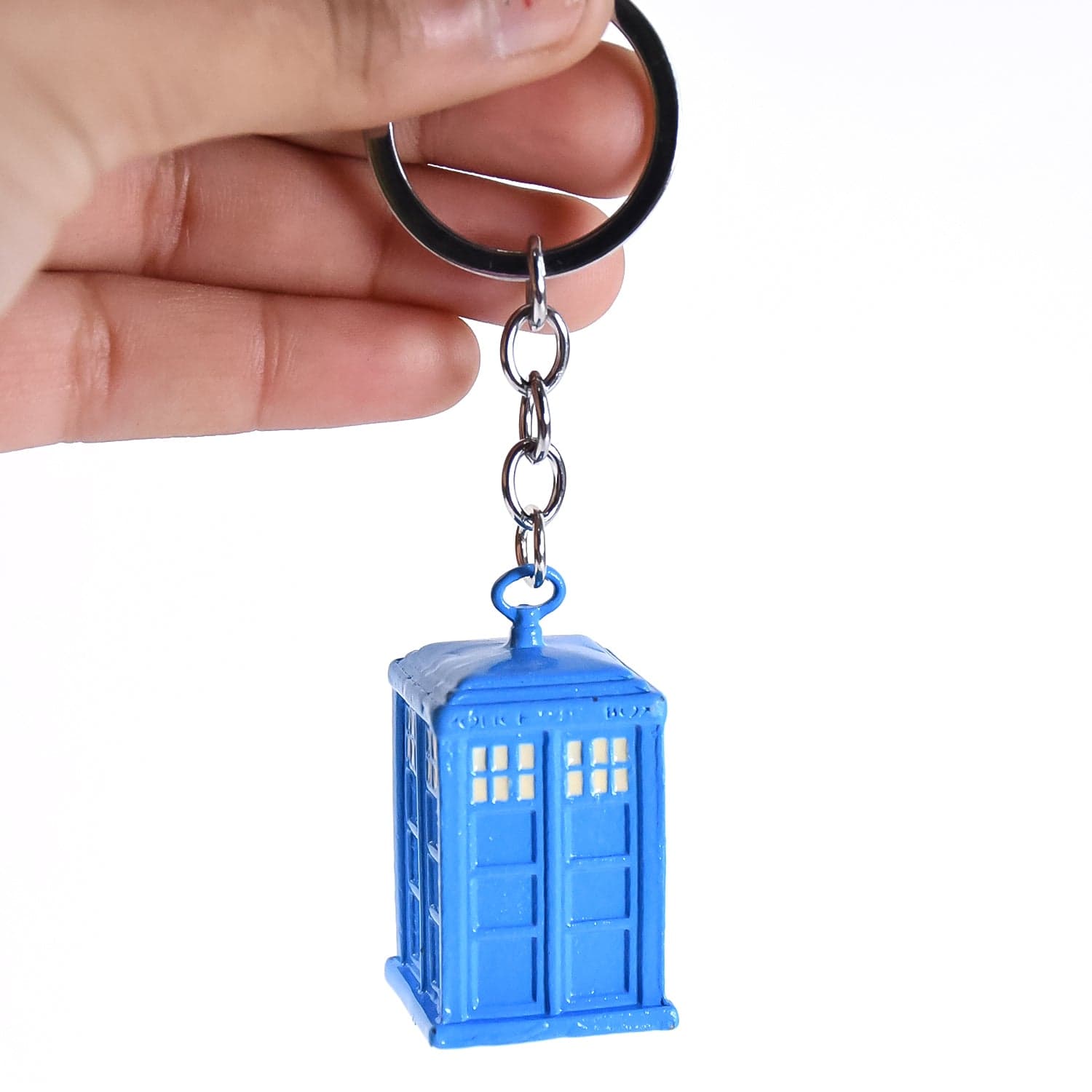 Police Booth Box Shape 3 D Metal Keychain (1 Pc) thumbnail 6
