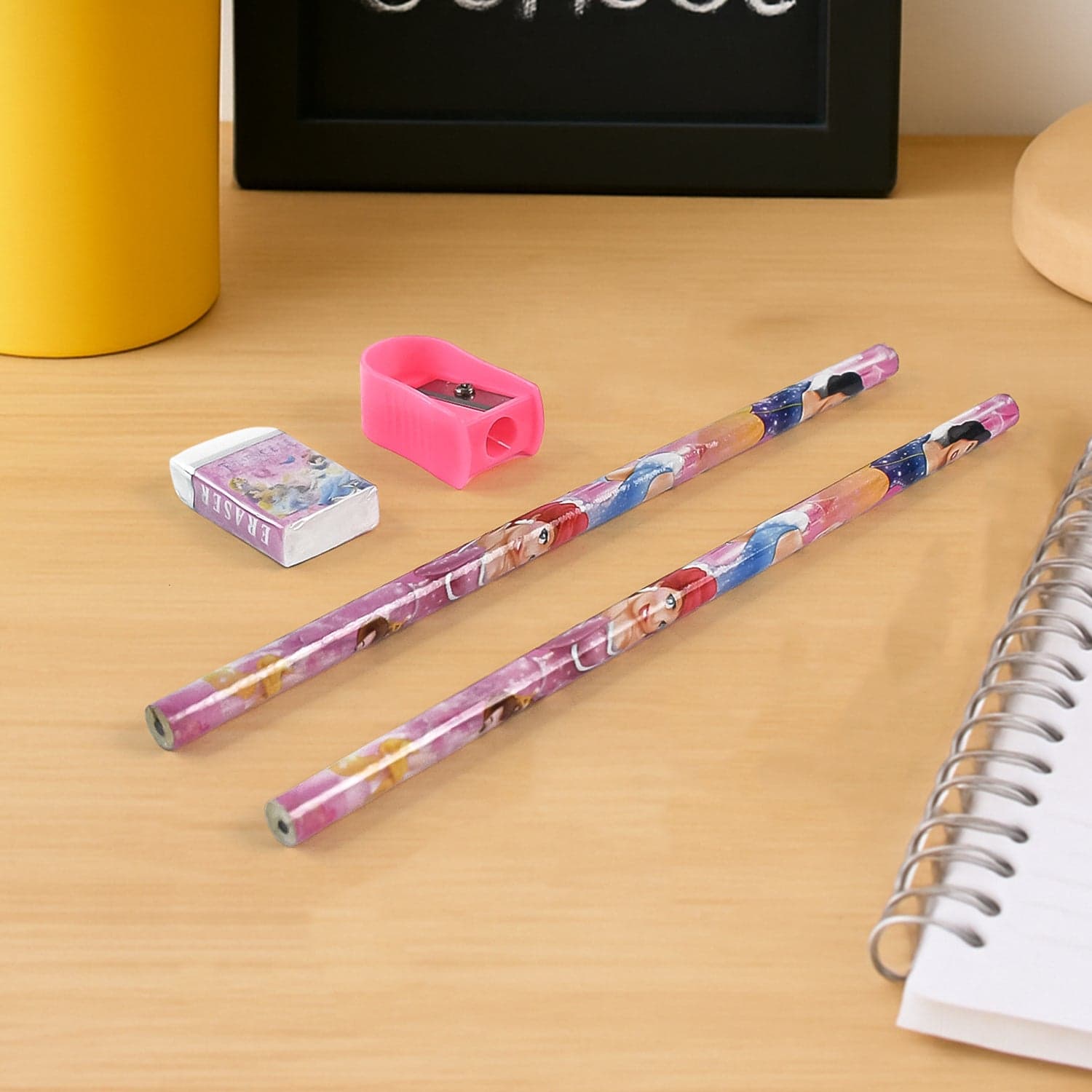 Fun & Functional! 5-in-1 Cartoon Pencil Set for School & Play (5 Pc) thumbnail 1