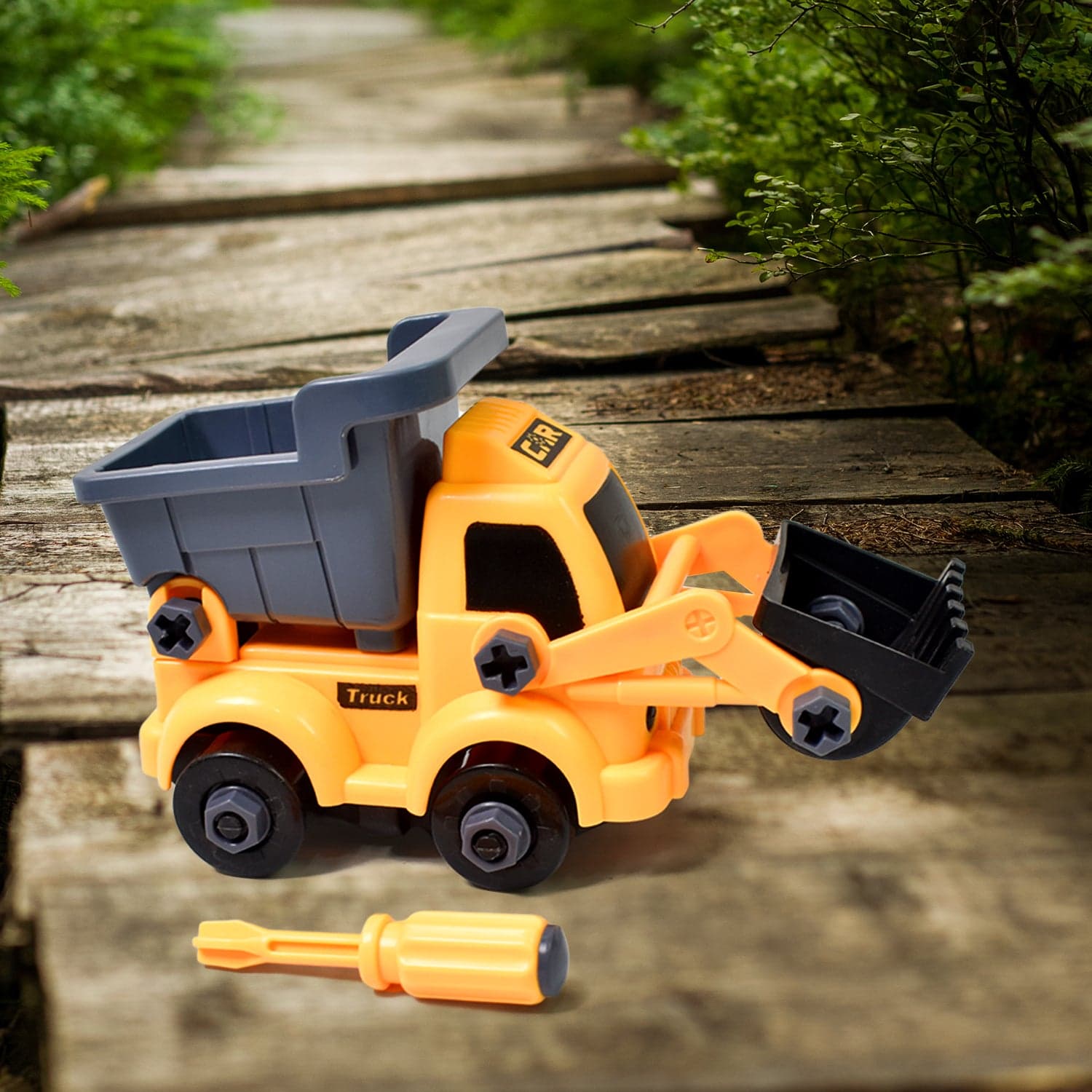 Engineering Vehicles Nut Assembly Toy Of Diy Vehicle Model Set For Kids thumbnail 4