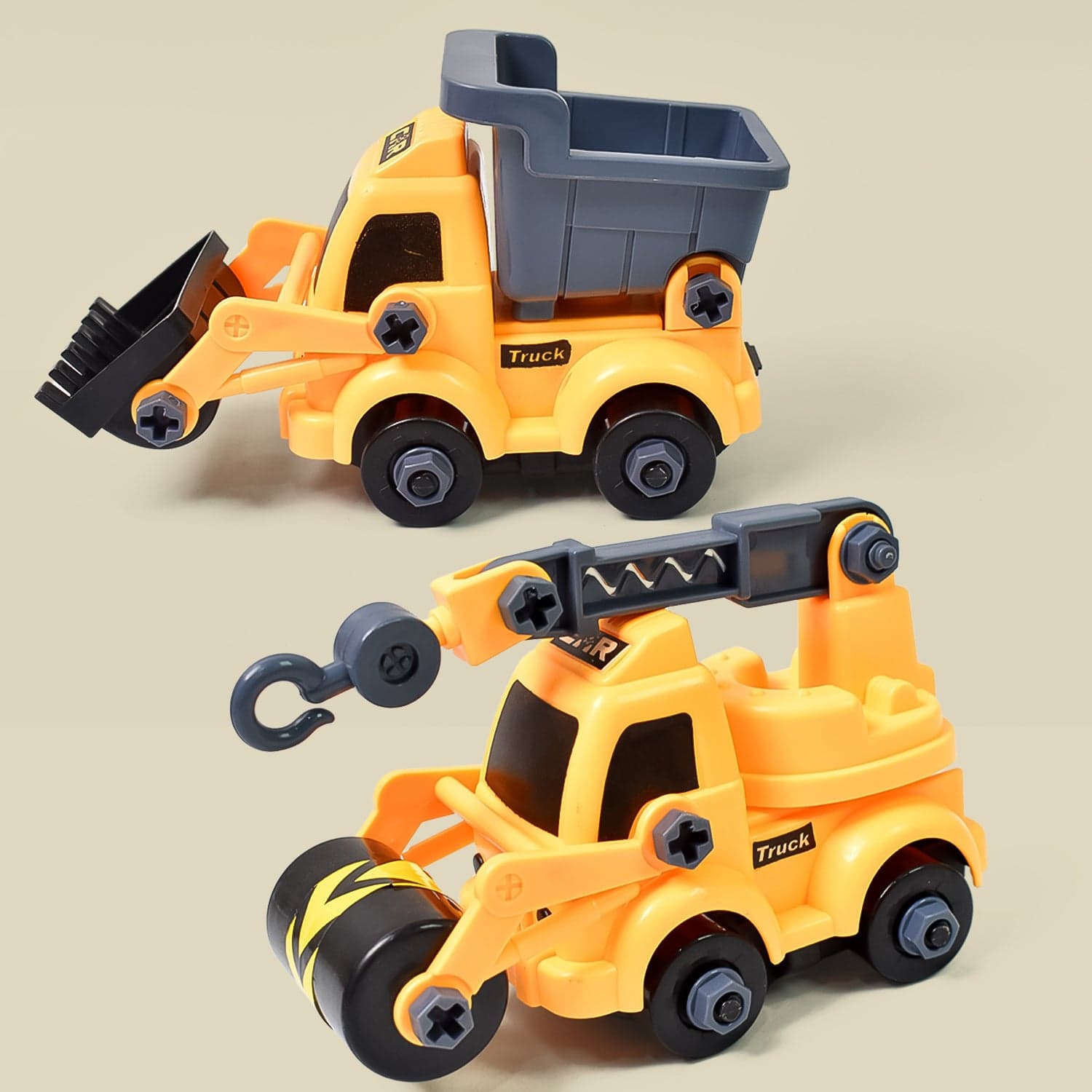 Engineering Vehicles Nut Assembly Toy Of Diy Vehicle Model Set For Kids thumbnail 5