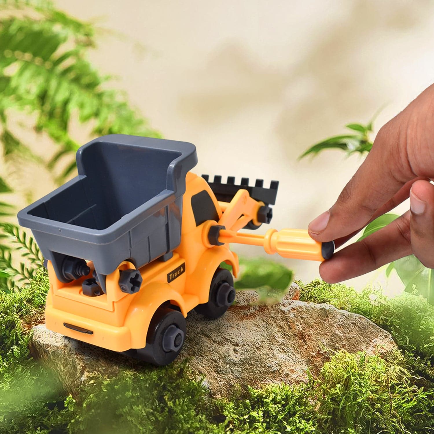 Engineering Vehicles Nut Assembly Toy Of Diy Vehicle Model Set For Kids thumbnail 6