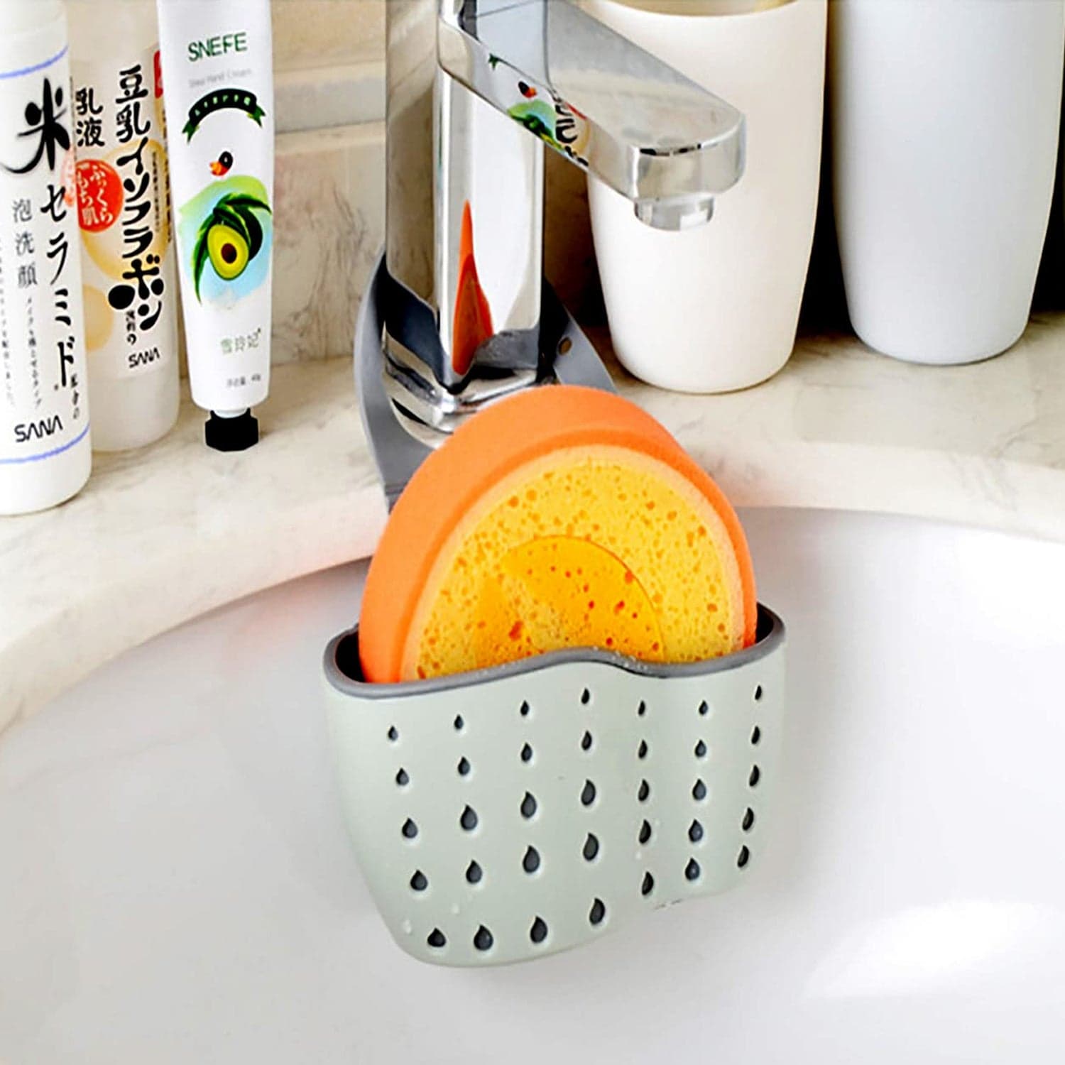 Multifunctional Kitchen Sink Organiser Kitchen Sink Caddy (1 Pc) thumbnail 7