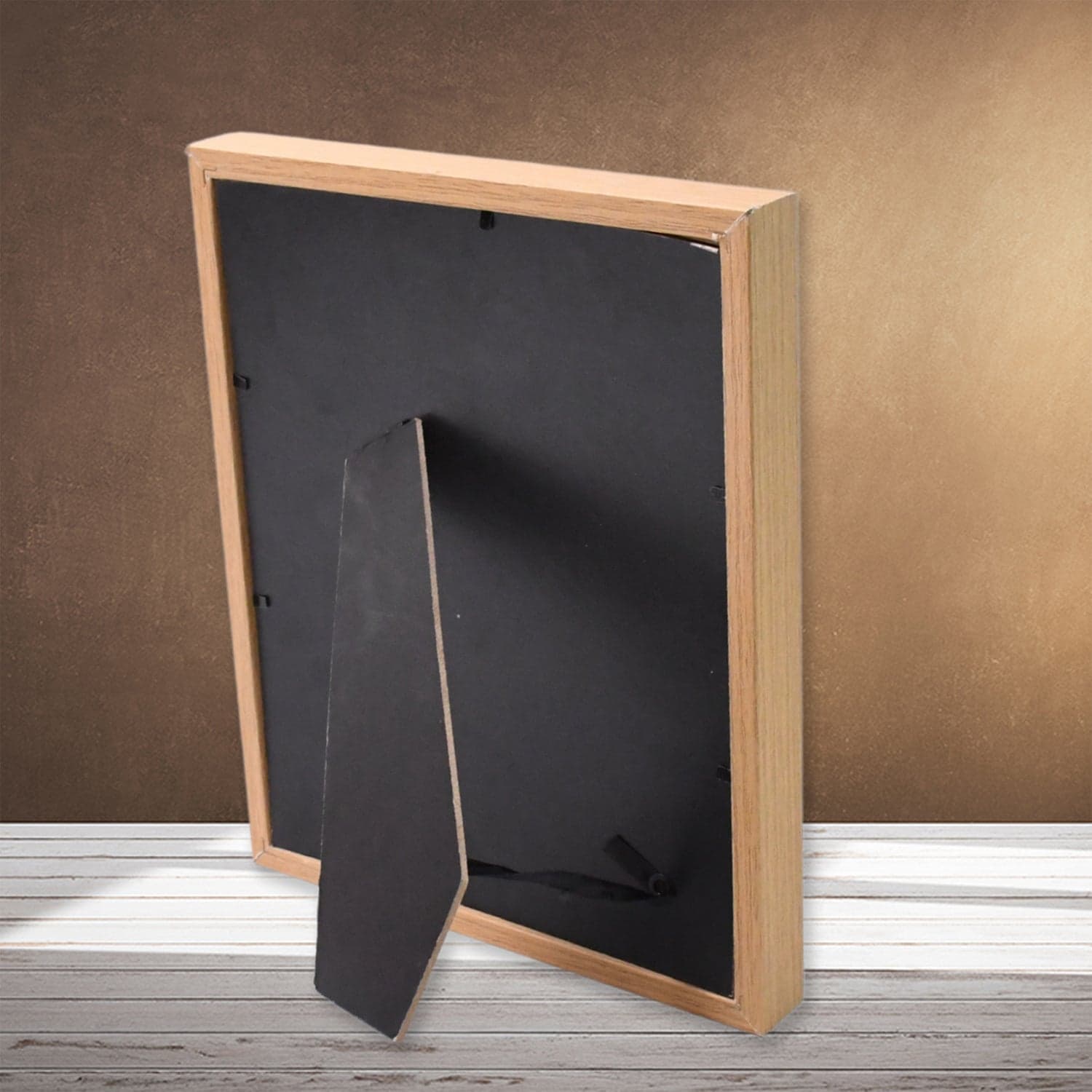 Creative Solid Wooden Photo Frame (Mix Design & Size / 1Pc) thumbnail 3