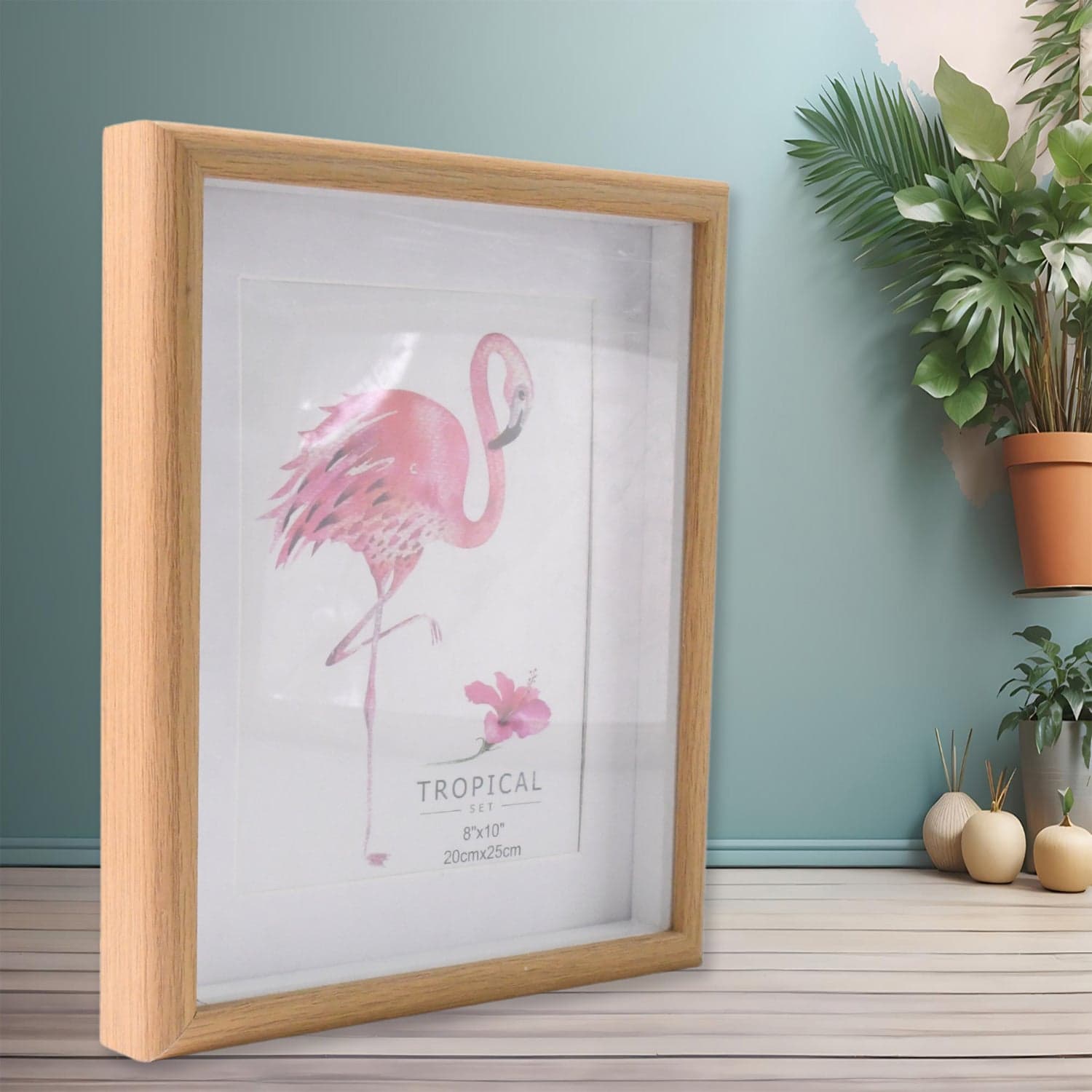 Creative Solid Wooden Photo Frame (Mix Design & Size / 1Pc) thumbnail 4