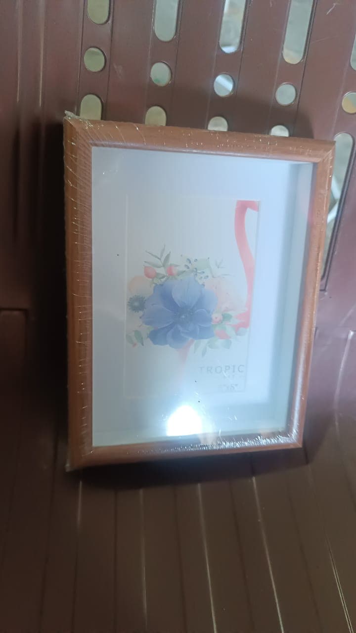 Creative Solid Wooden Photo Frame (Mix Design & Size / 1Pc) thumbnail 8