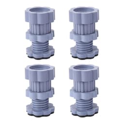Adjustable Anti-Vibration Washing Machine Support Stand of Non-Slip PVC Lifting Stand (4 Pc Set)