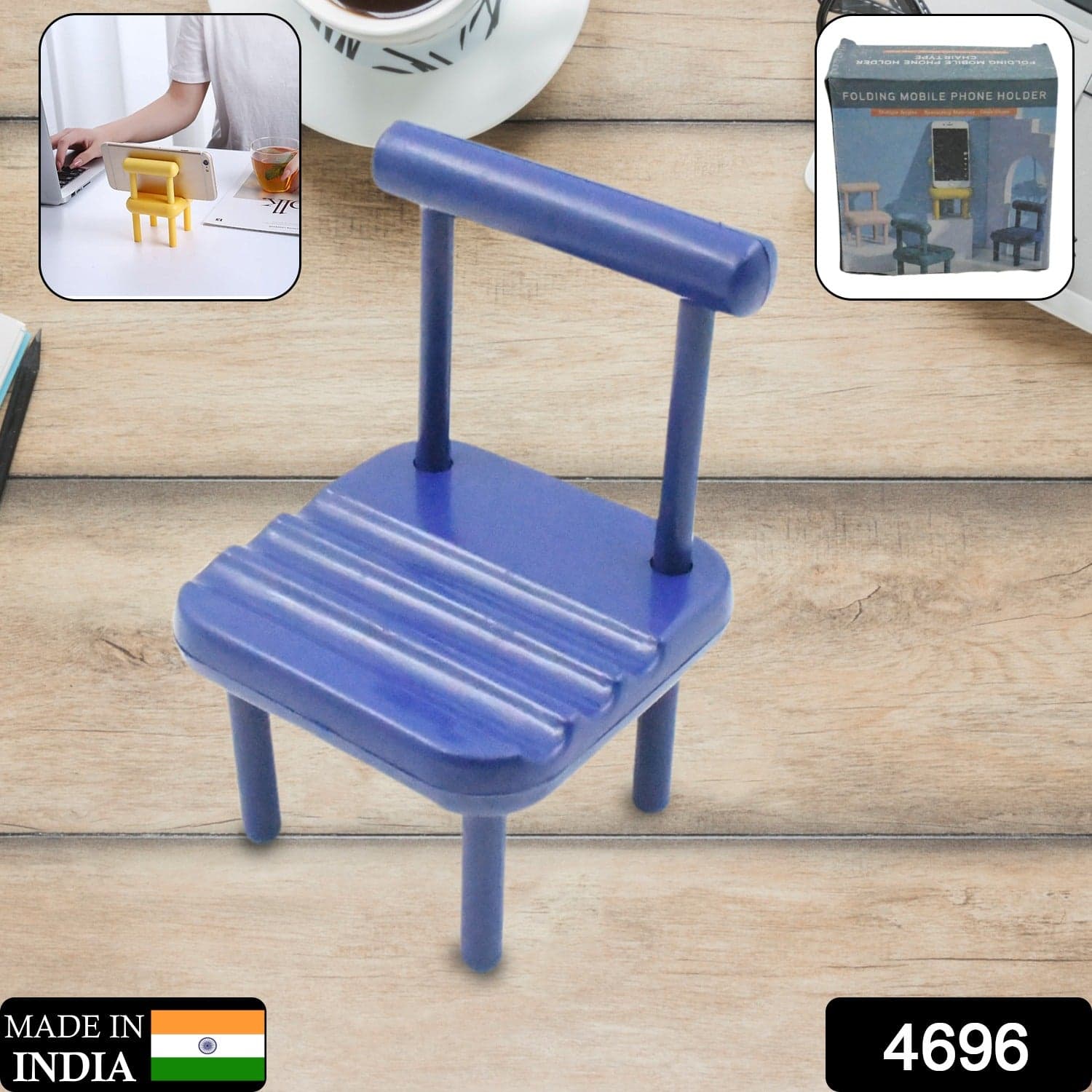 Mini Chair Phone Holder for All Mobile Phones (1 Pc) thumbnail 2