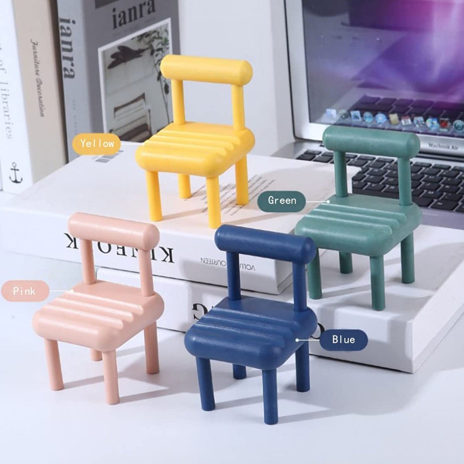 Mini Chair Phone Holder for All Mobile Phones (1 Pc) thumbnail 3