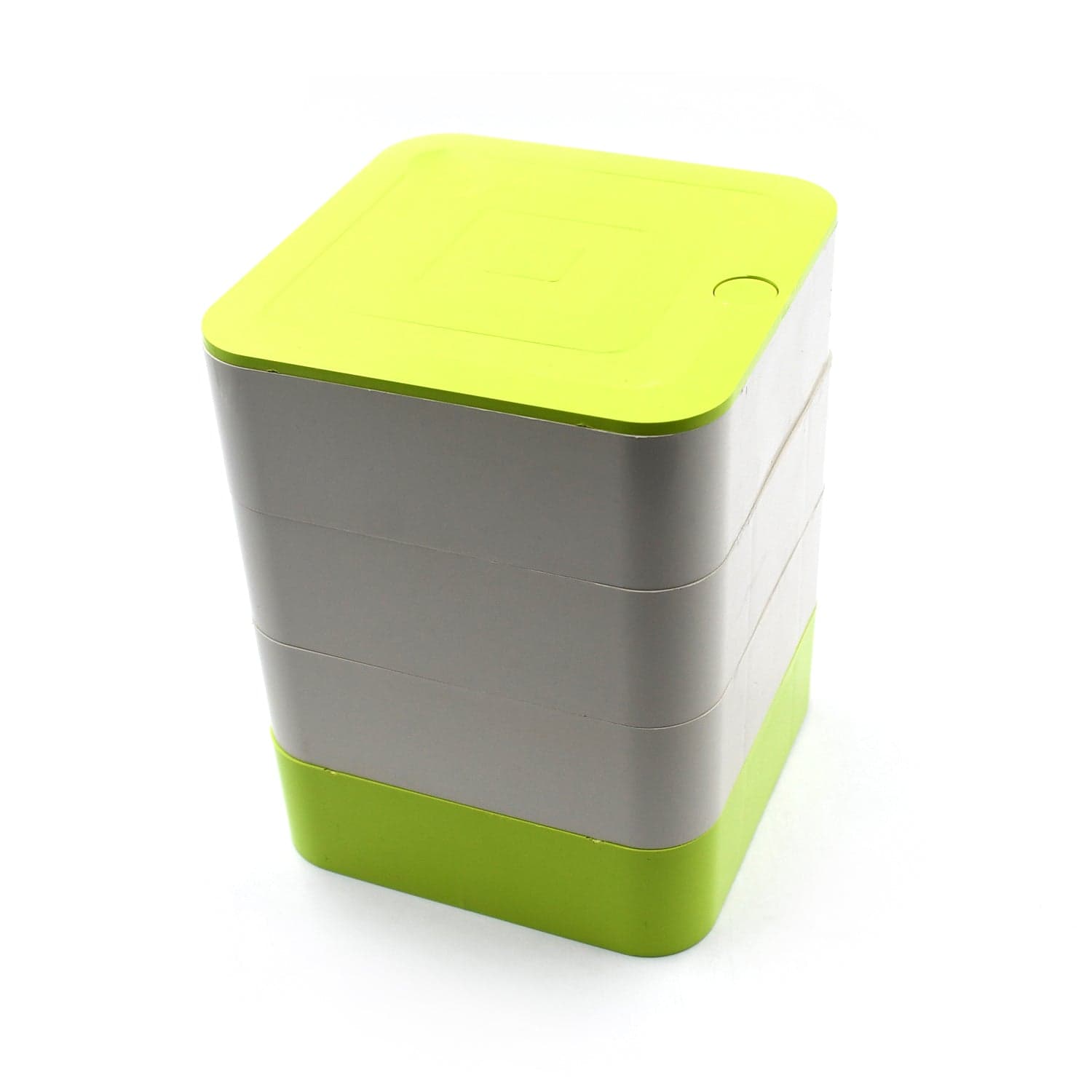 4 Layers Jewelry Box, 360 Degree Rotating Jewelry Box, Jewelry And Earring Organizer Box, Accessory Storage Box thumbnail 4
