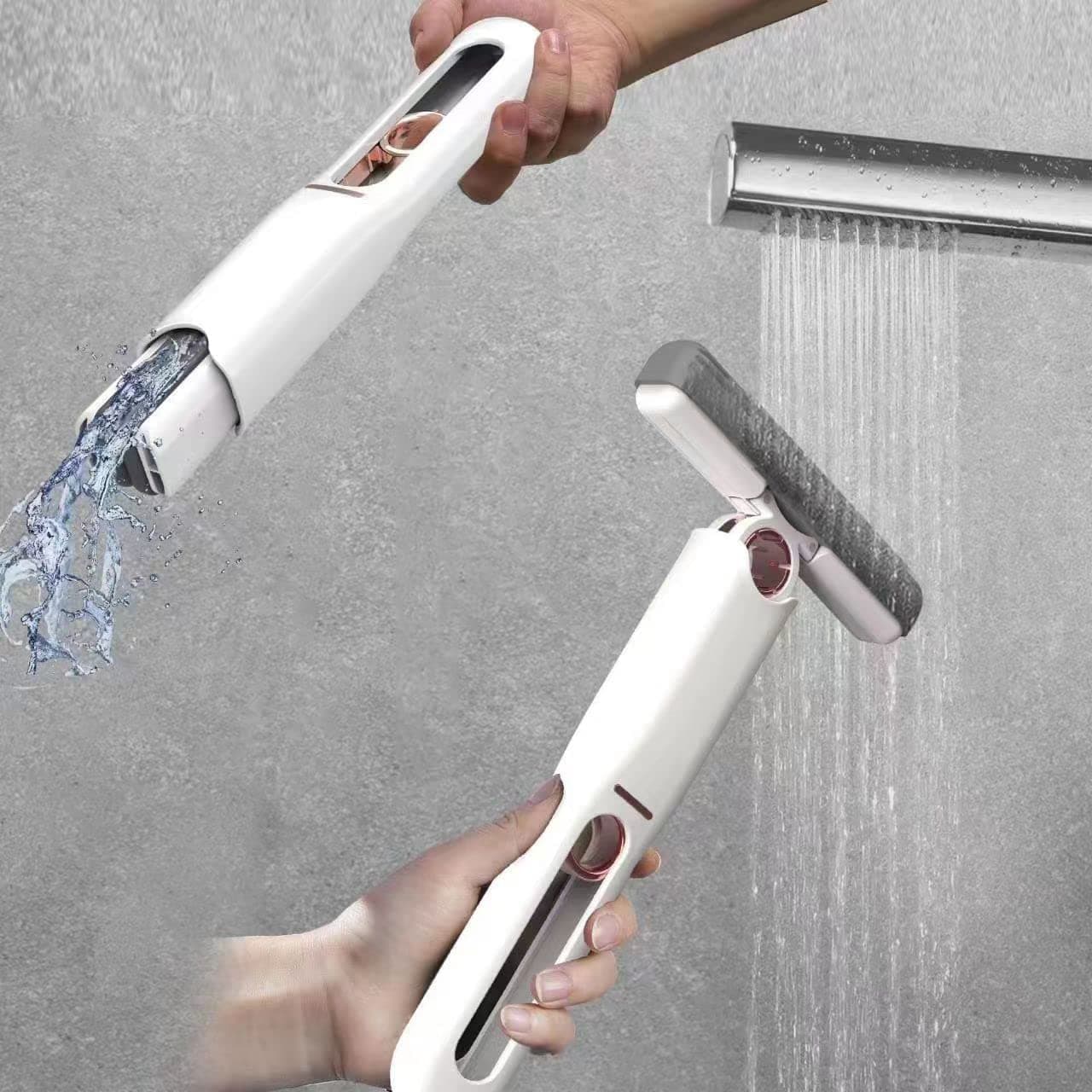 Portable Self-Squeeze Mini Mop of Strong Absorbent Mop for Bathroom & Kitchen thumbnail 4