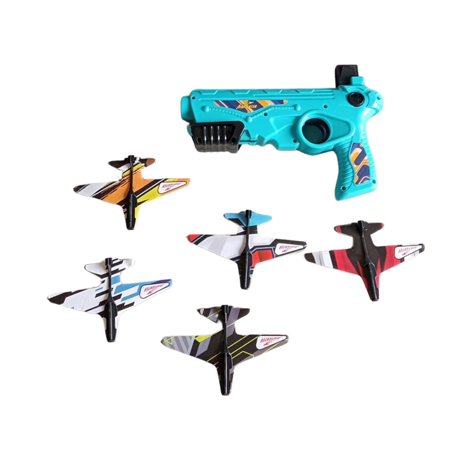 Airplane Launcher Toy with Foam Planes, 5-Pack thumbnail 5