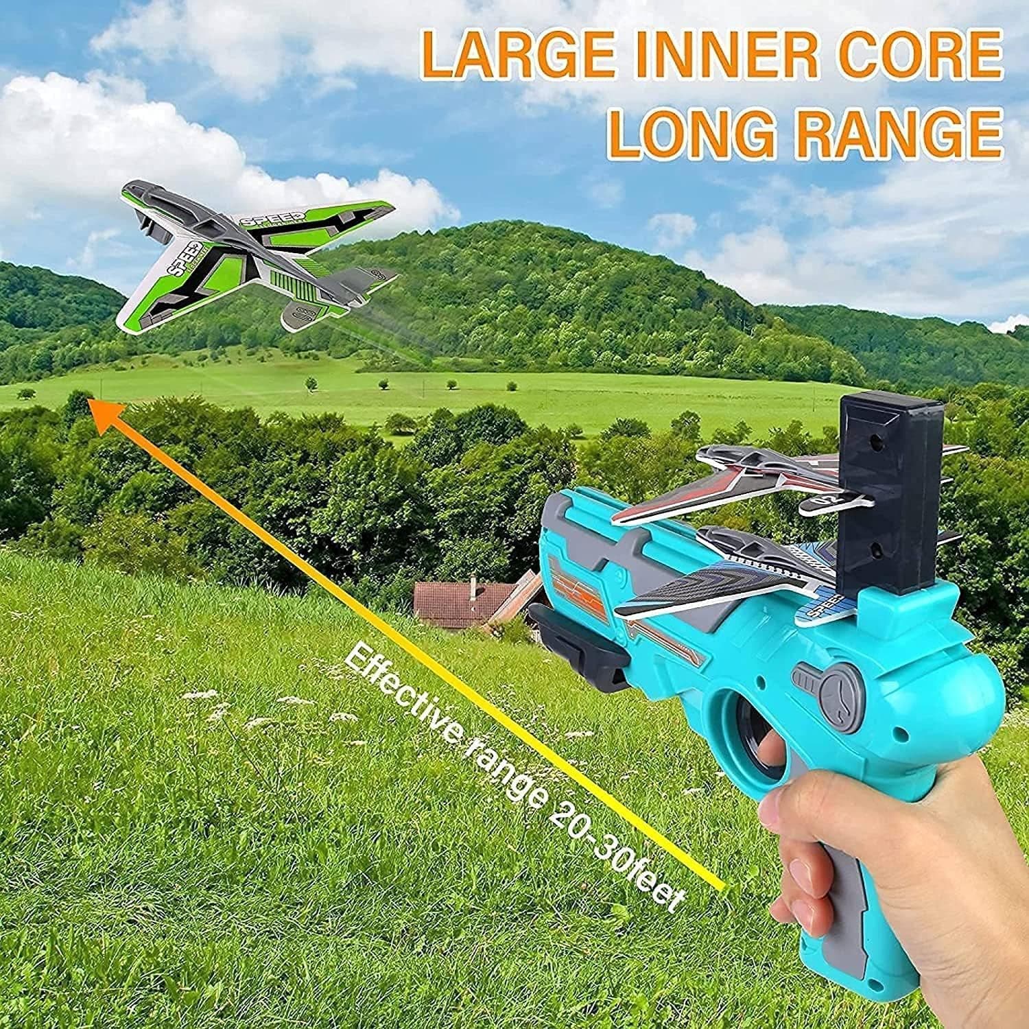 Airplane Launcher Toy with Foam Planes, 5-Pack thumbnail 8