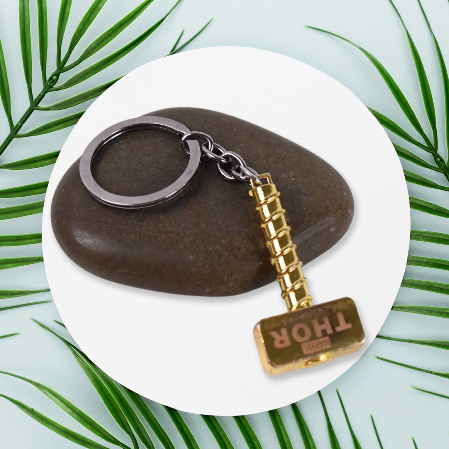 Hammer Shape Metal Keychain (1 Pc) thumbnail 3