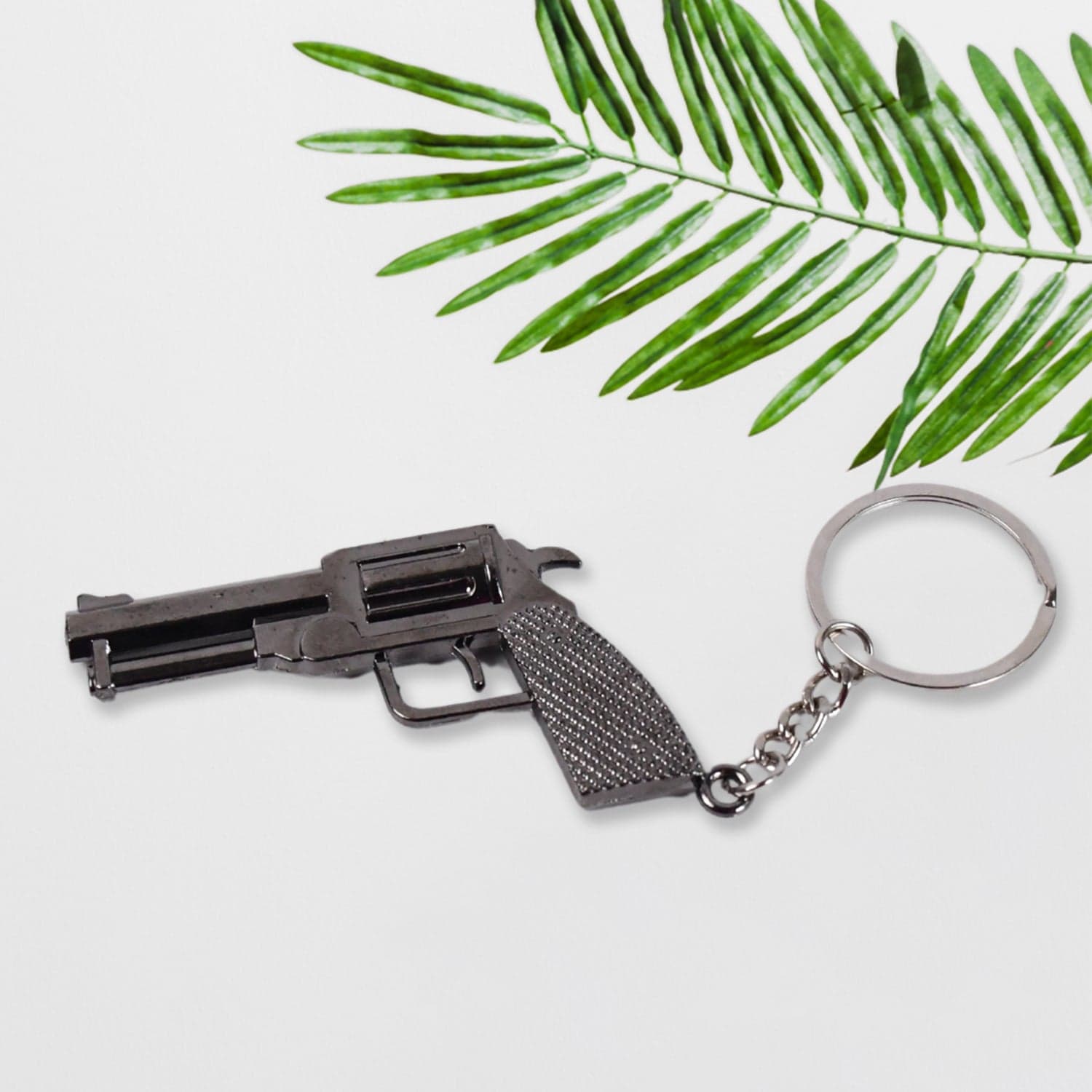 Gun Keychain Metal Weapon Key Rings Pendant for Men, Birthday Gifts (1 Pc / Mix Design) thumbnail 3