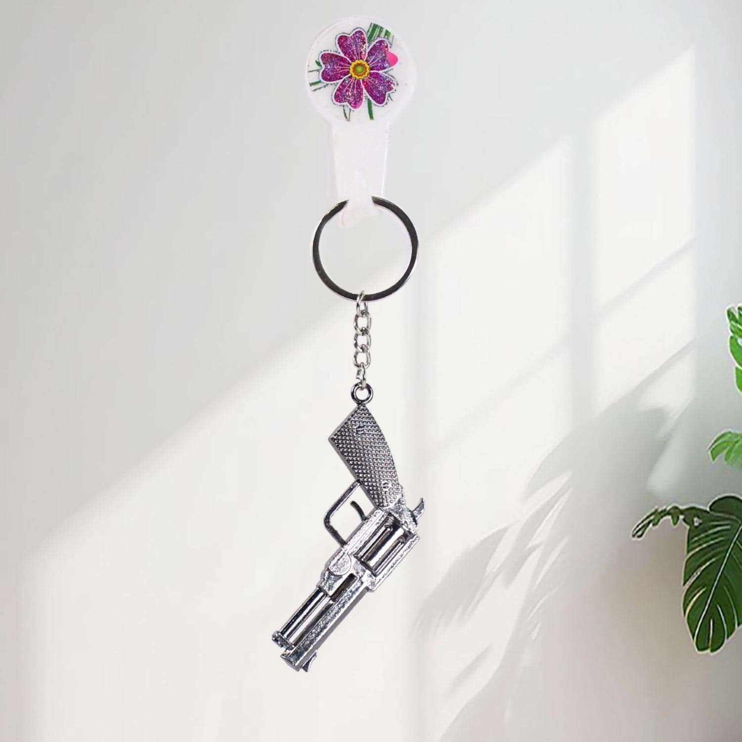 Gun Keychain Metal Weapon Key Rings Pendant for Men, Birthday Gifts (1 Pc / Mix Design) thumbnail 5