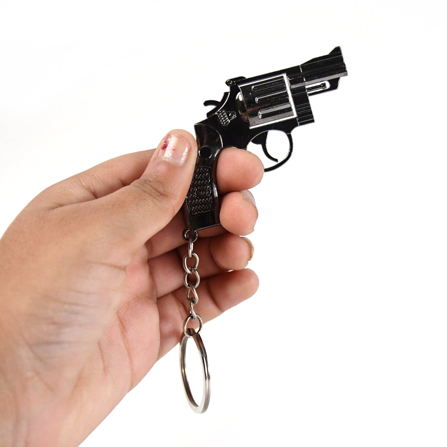 Gun Keychain Metal Weapon Key Rings Pendant for Men, Birthday Gifts (1 Pc / Mix Design) thumbnail 9