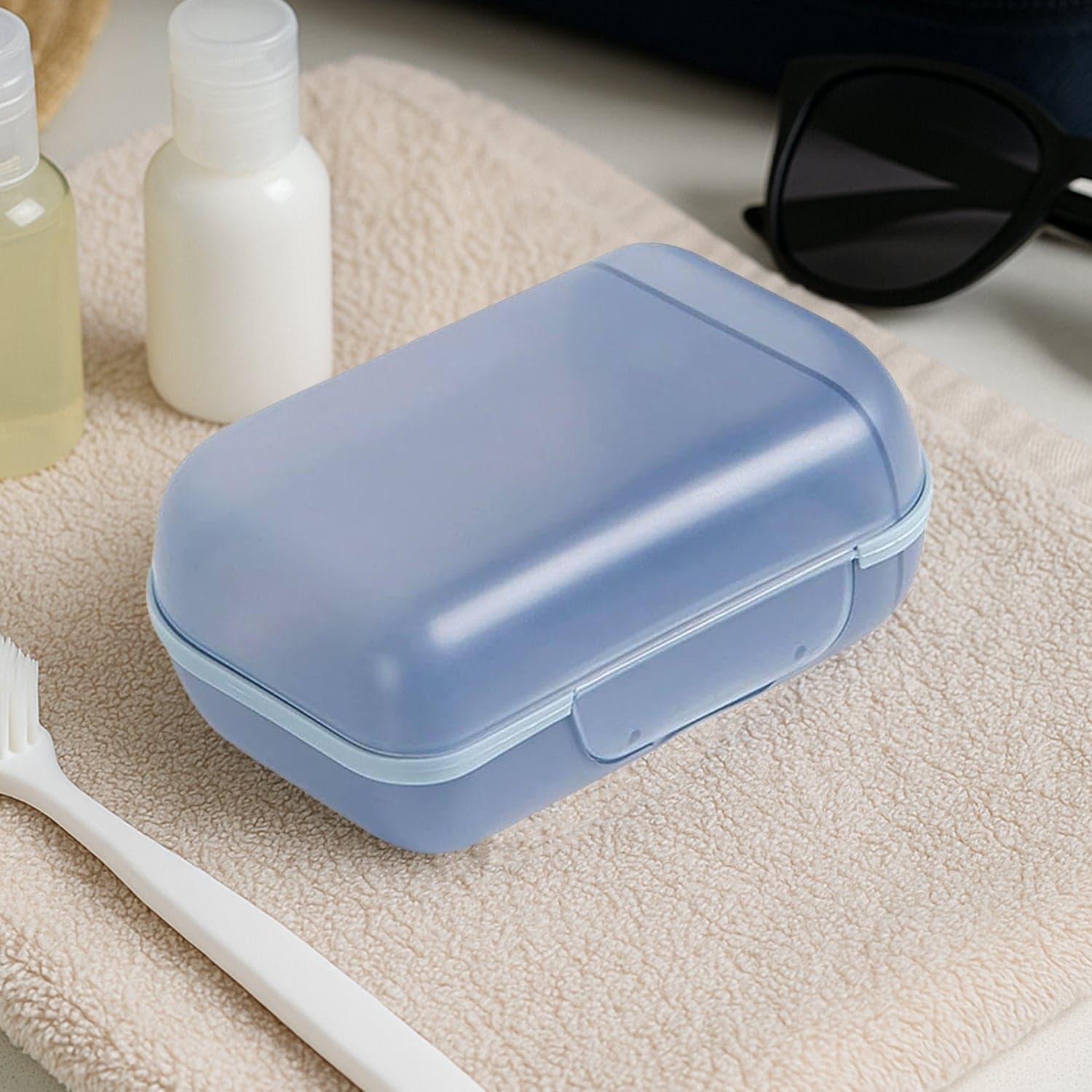Travel Soap Container, Soap Travel Case with Lid ,Sabudani (1 Pc) thumbnail 1