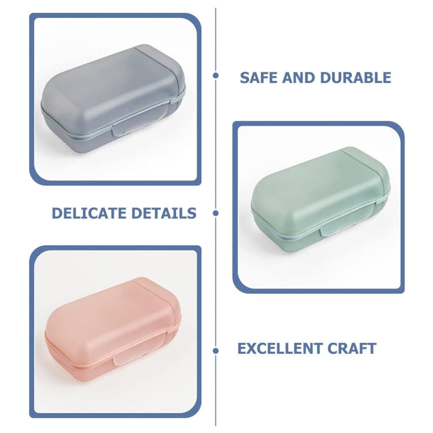 Travel Soap Container, Soap Travel Case with Lid ,Sabudani (1 Pc) thumbnail 10
