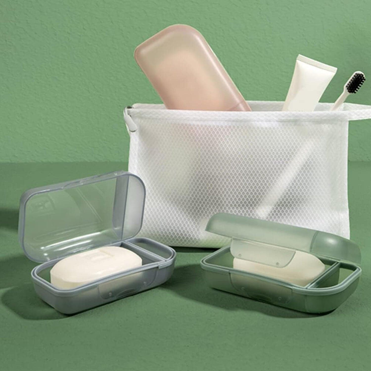 Travel Soap Container, Soap Travel Case with Lid ,Sabudani (1 Pc) thumbnail 4