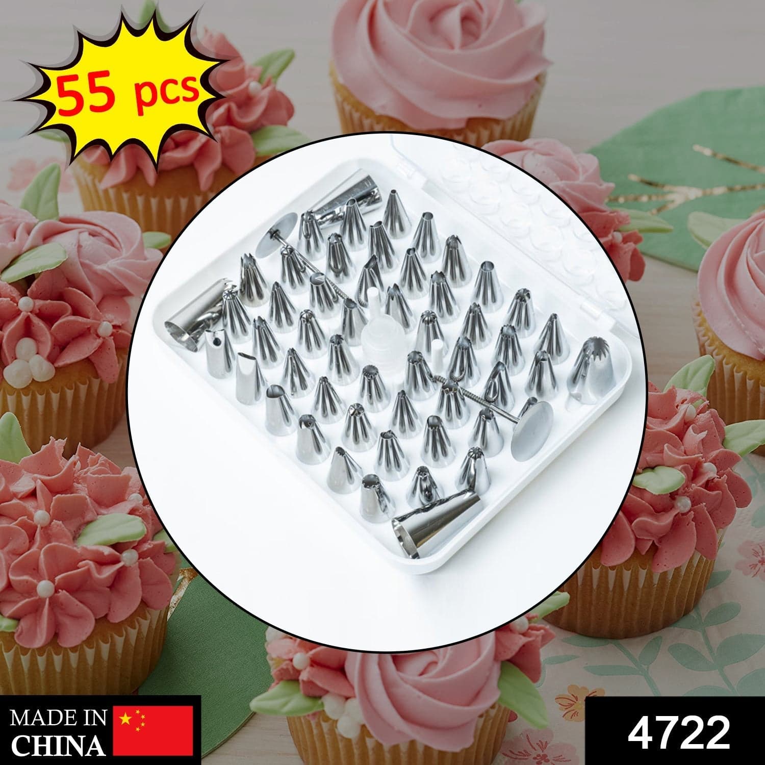 Cake Nozzle Set for Pastry Decorations (55-Piece) thumbnail 2