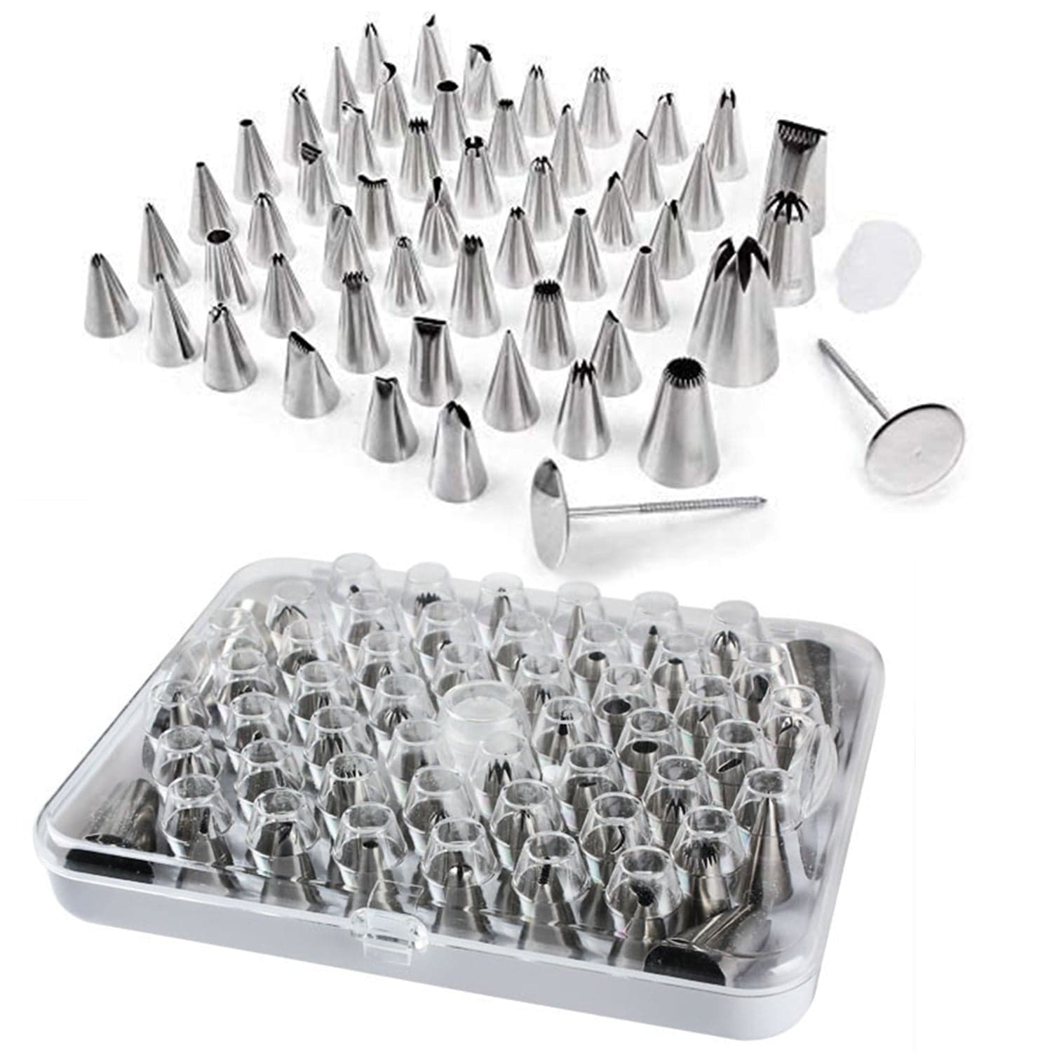 Cake Nozzle Set for Pastry Decorations (55-Piece) thumbnail 8