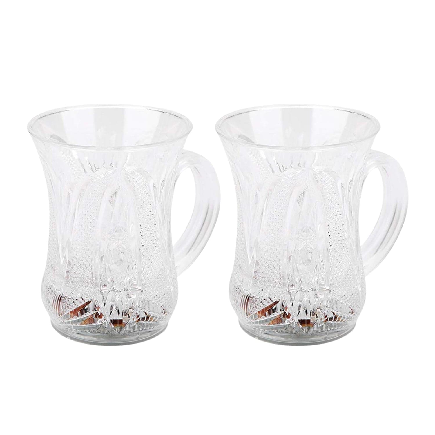 LED Light-Up Party Cups - Flashing Water-Activated Drinking Glasses with Handle (2-Piece) thumbnail 3