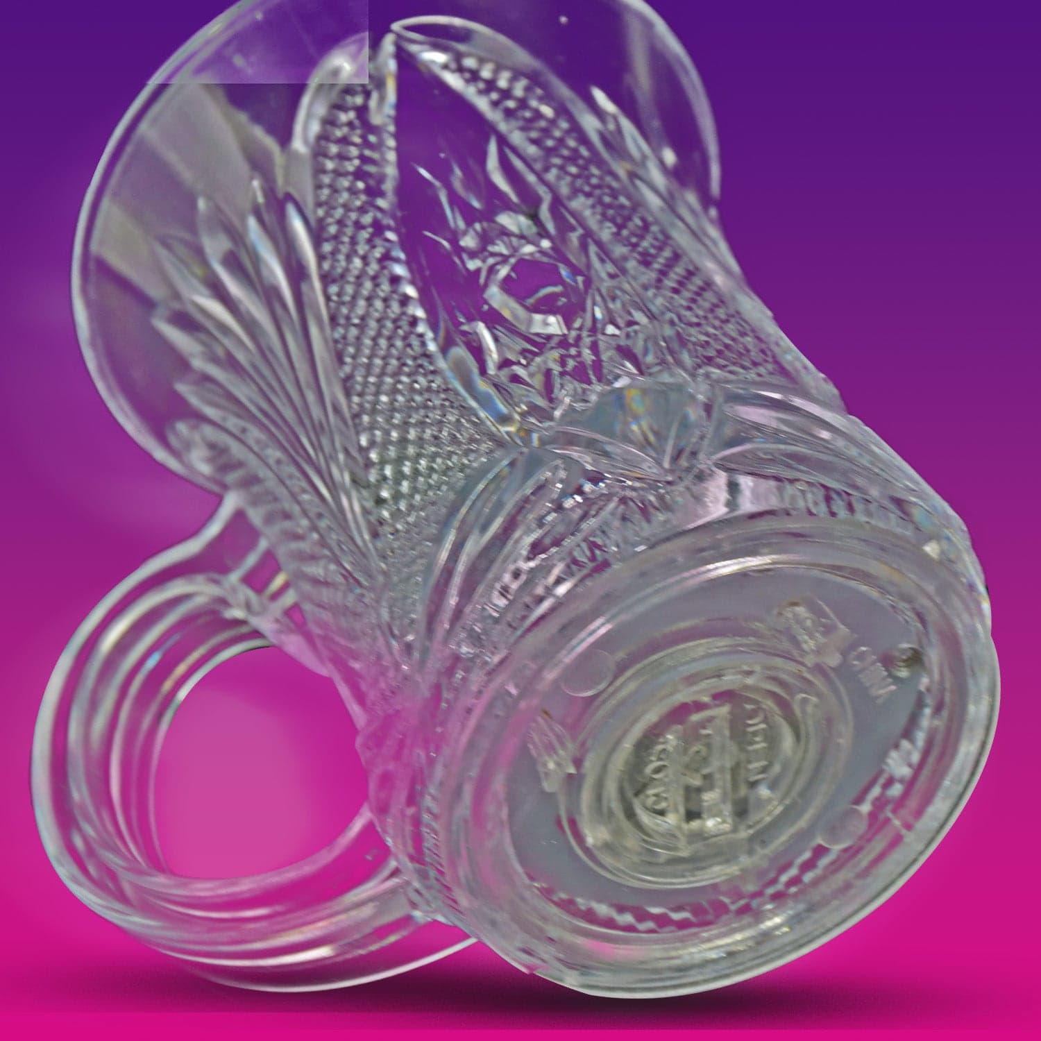 LED Light-Up Party Cups - Flashing Water-Activated Drinking Glasses with Handle (2-Piece) thumbnail 4