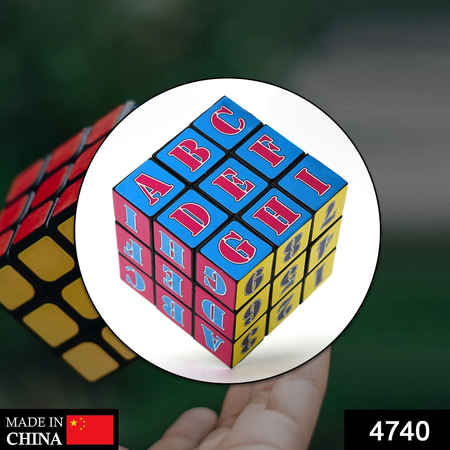 Alpha Numeric Cube Used For Entertaining And Playing Purposes By Kids thumbnail 2