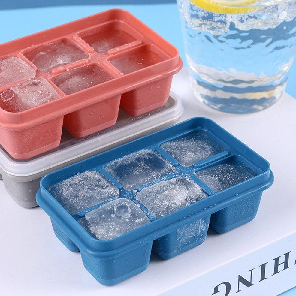 6-Grid Silicone Ice Tray of Ideal for Household Ice Making thumbnail 1