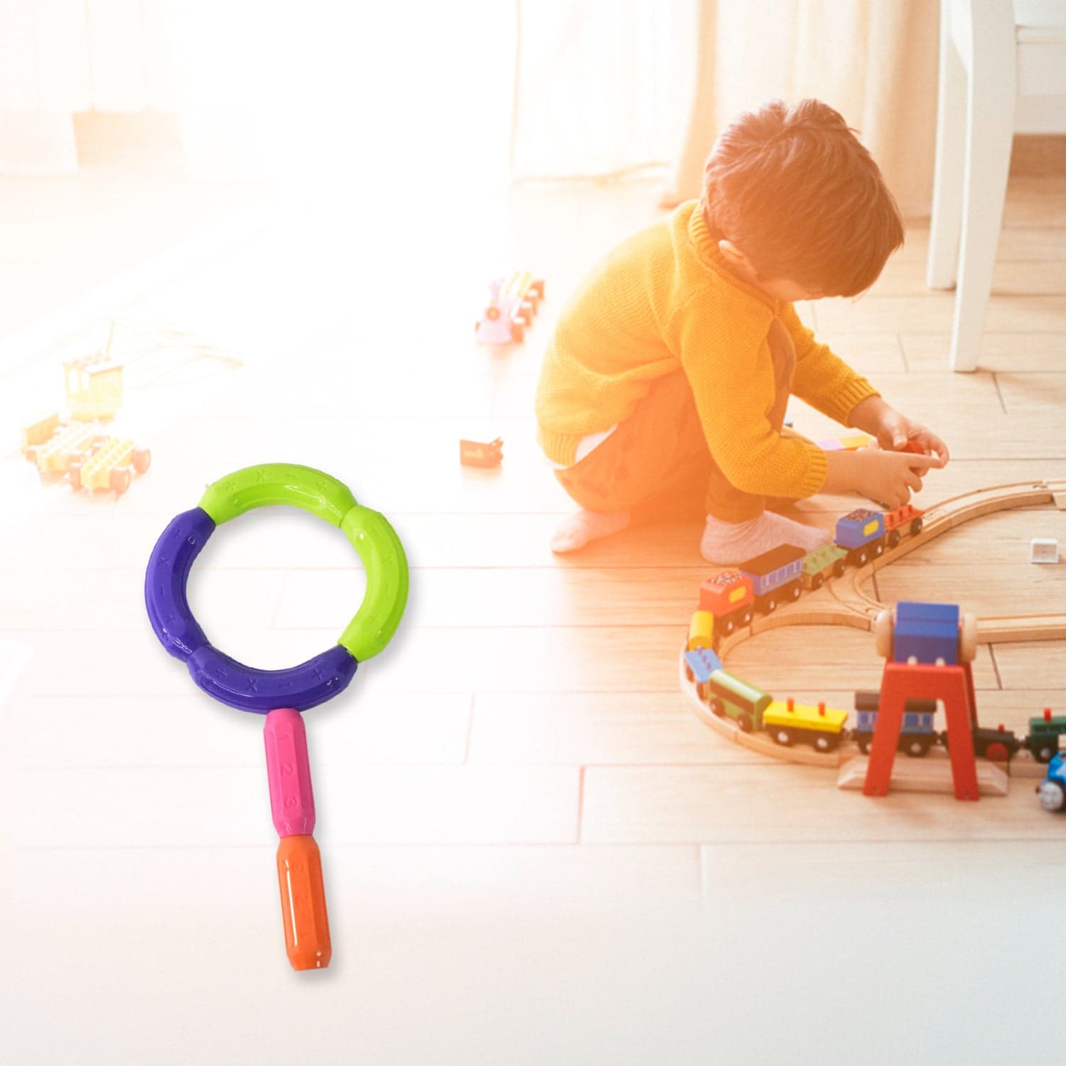 Magnetic Sticks Building Blocks Learning Toy for Kids (32 Pc) thumbnail 6