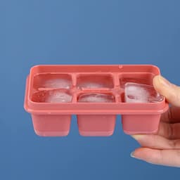 6-Cavity Silicone Ice Tray of Ideal for Kitchen & Home Use