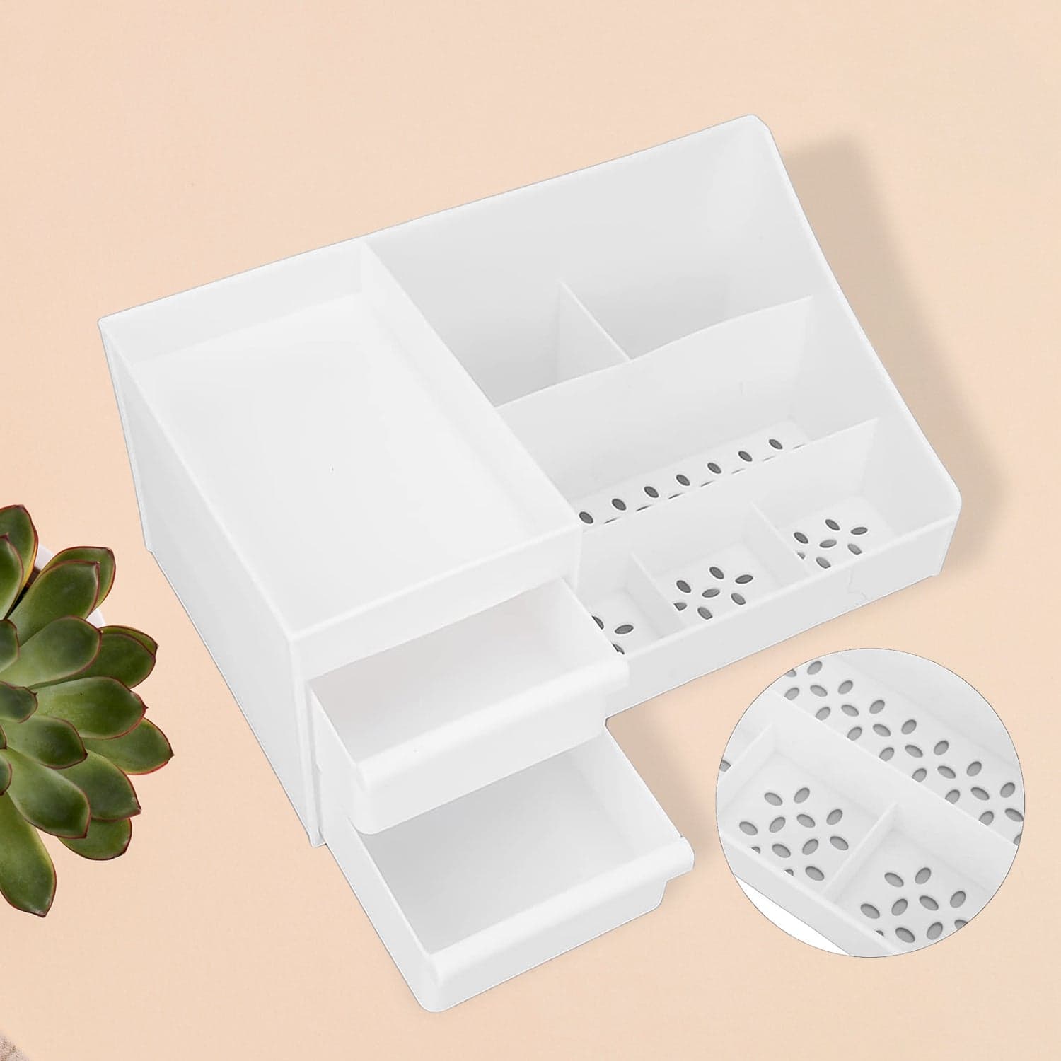 Large Capacity Desktop Cosmetic Storage Box (1 Pc / Mix Color) thumbnail 1