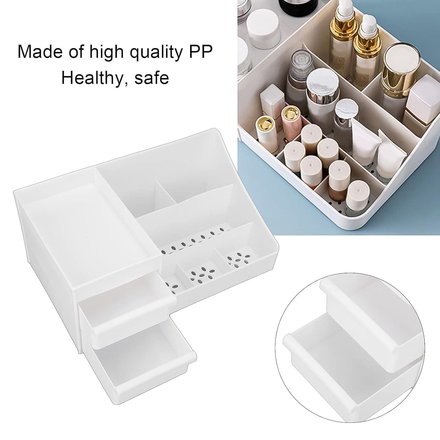 Large Capacity Desktop Cosmetic Storage Box (1 Pc / Mix Color) thumbnail 7