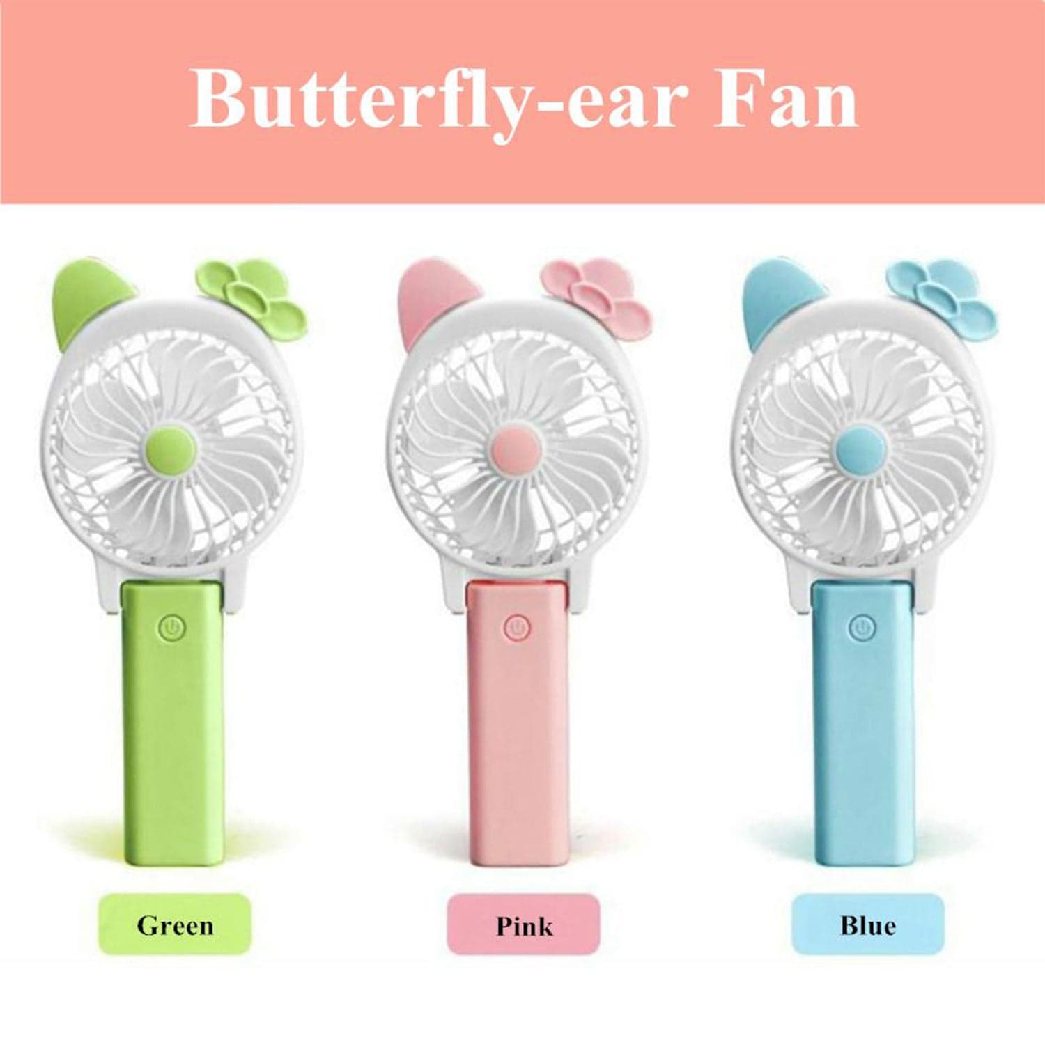 Mini Cartoon Style Fan used in all kinds of places including household and many more for producing fresh air purposes.(Battery Not Include) thumbnail 8