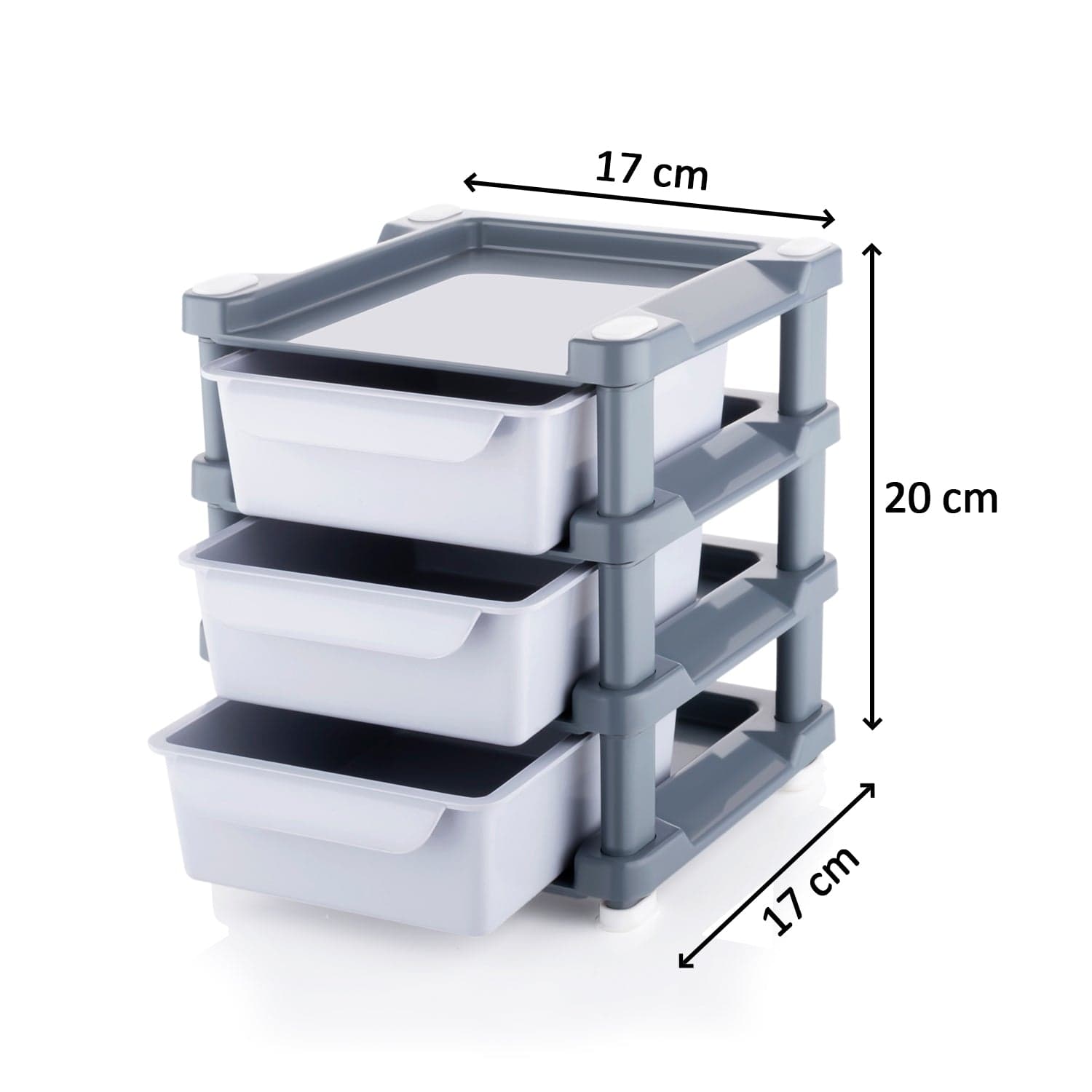 Mini 3 Layer Drawer Used for storing makeup equipment's and kits used by women's and ladies. thumbnail 5