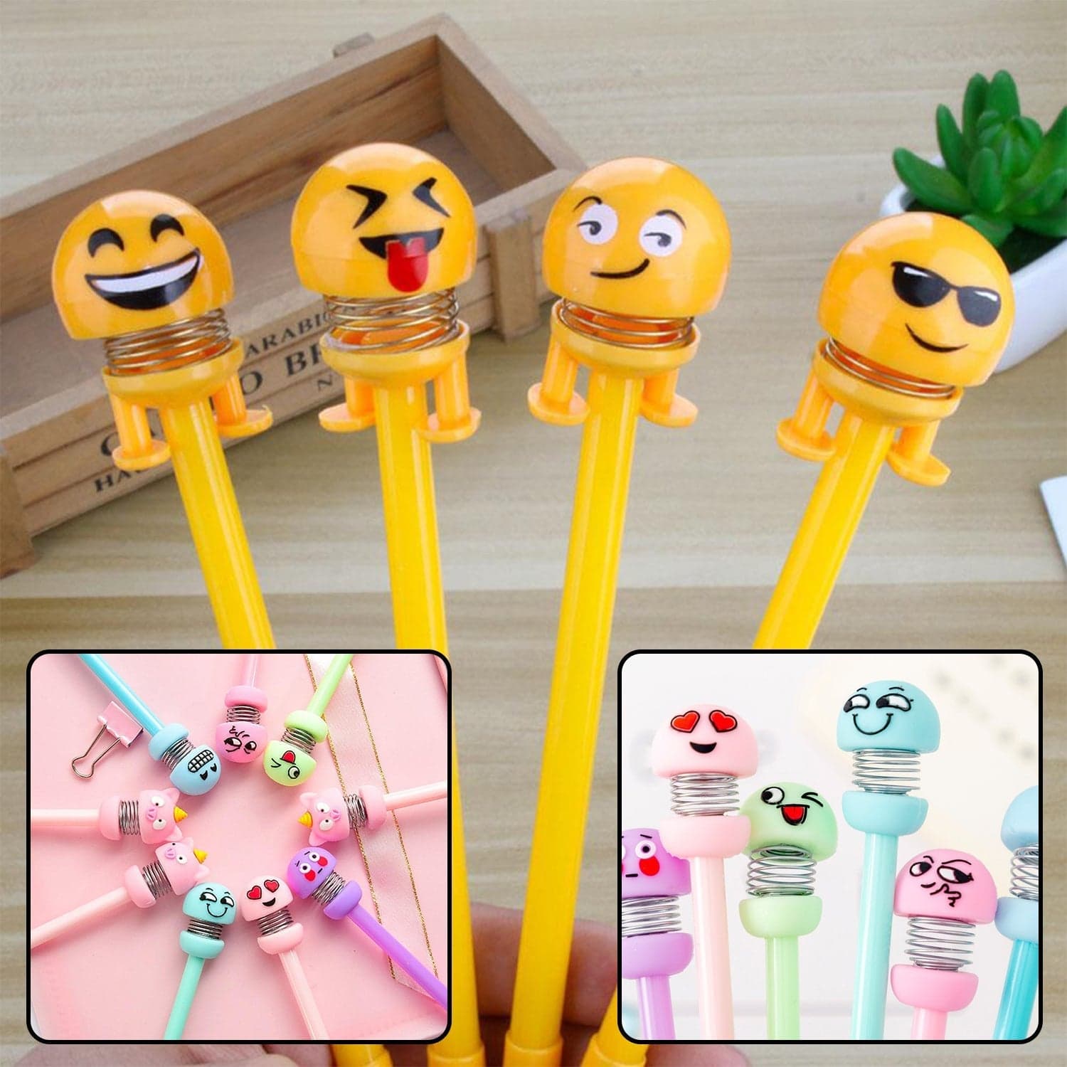 Emoji Pen and Emoji Pencil Used by kids for writing and playing purposes etc. thumbnail 1