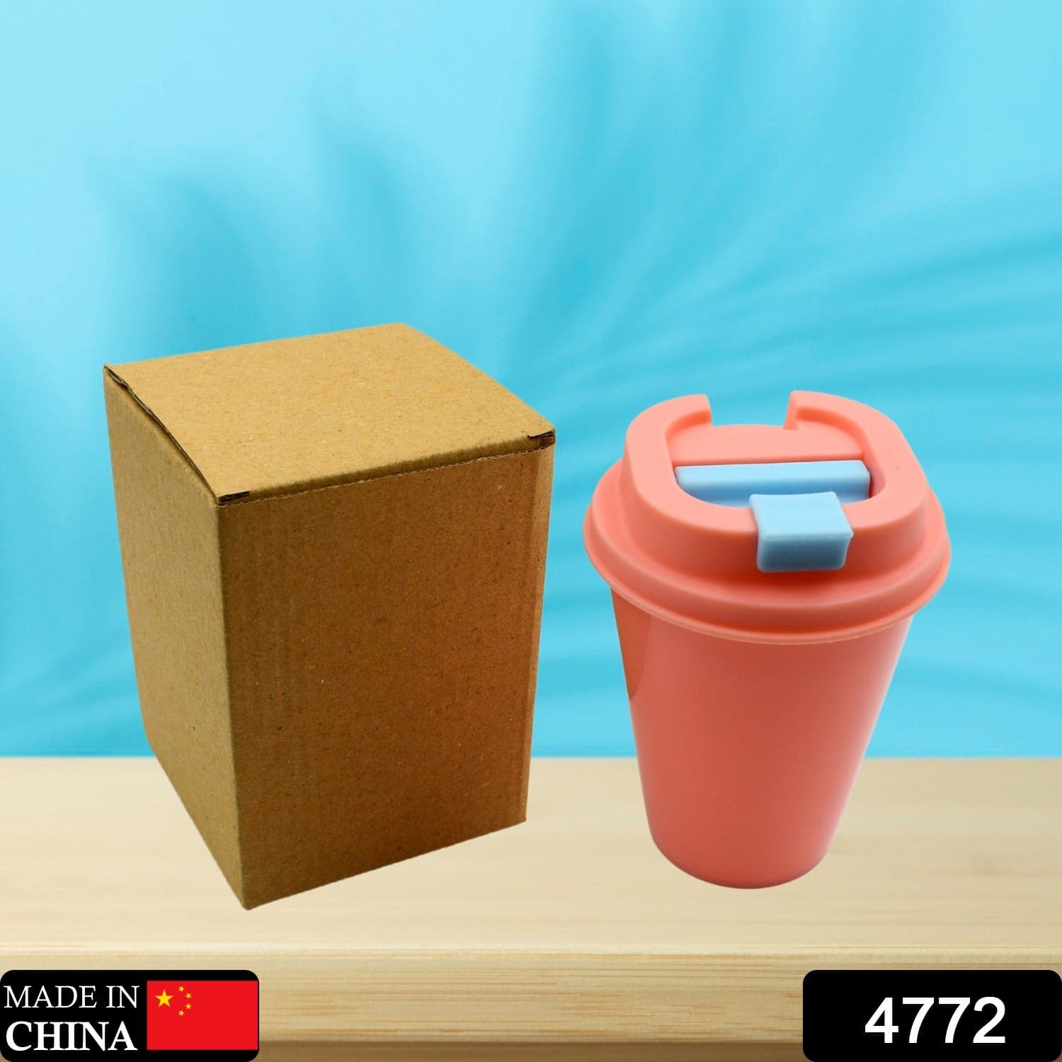 Wall Water Coffee Cup For Home Outdoor Works, Appreciation And Motivation Portable Plastic Coffee Cup For Travel, Home, Office, Gift For Travel Lovers thumbnail 2